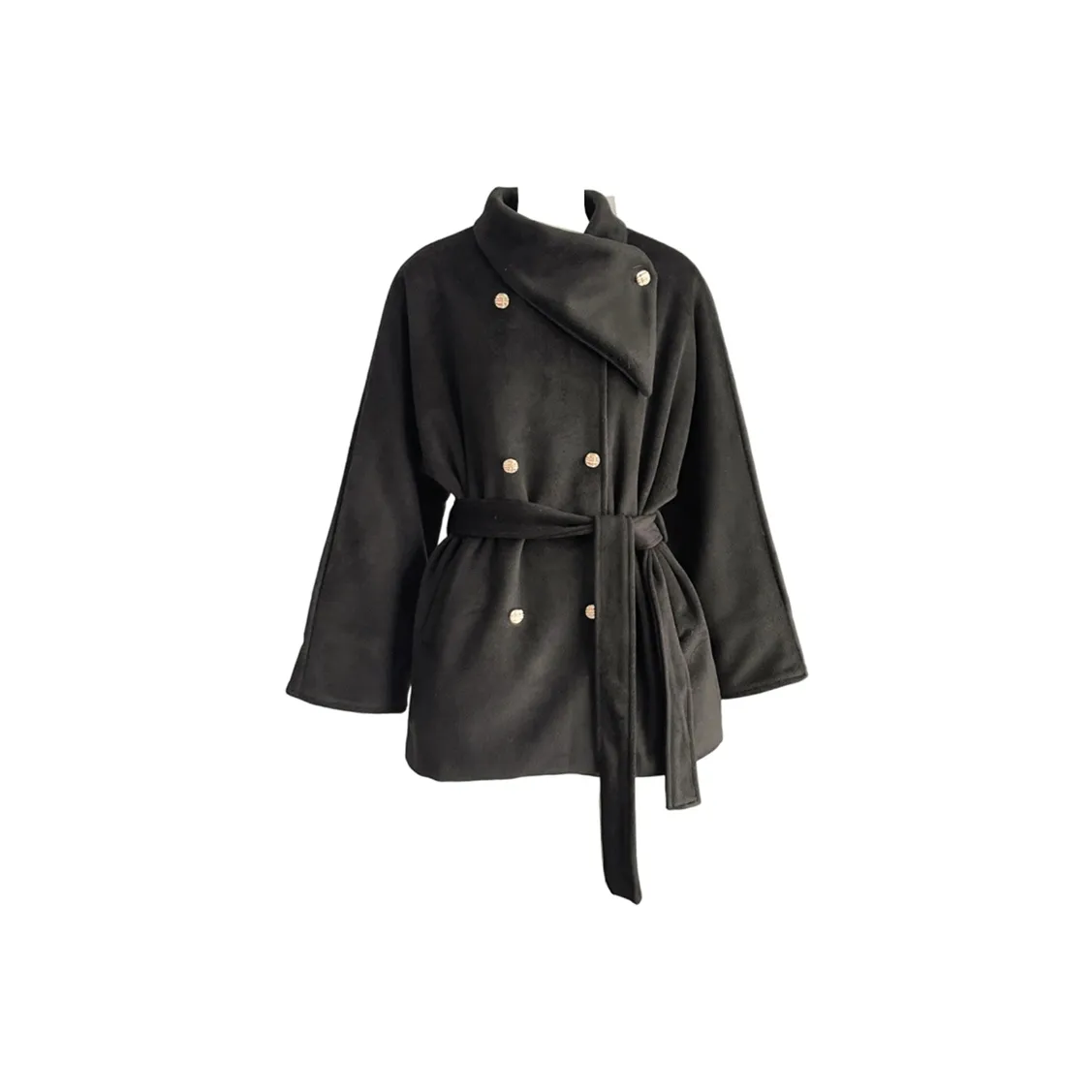 Incolore Черное Женское Короткое Пальто