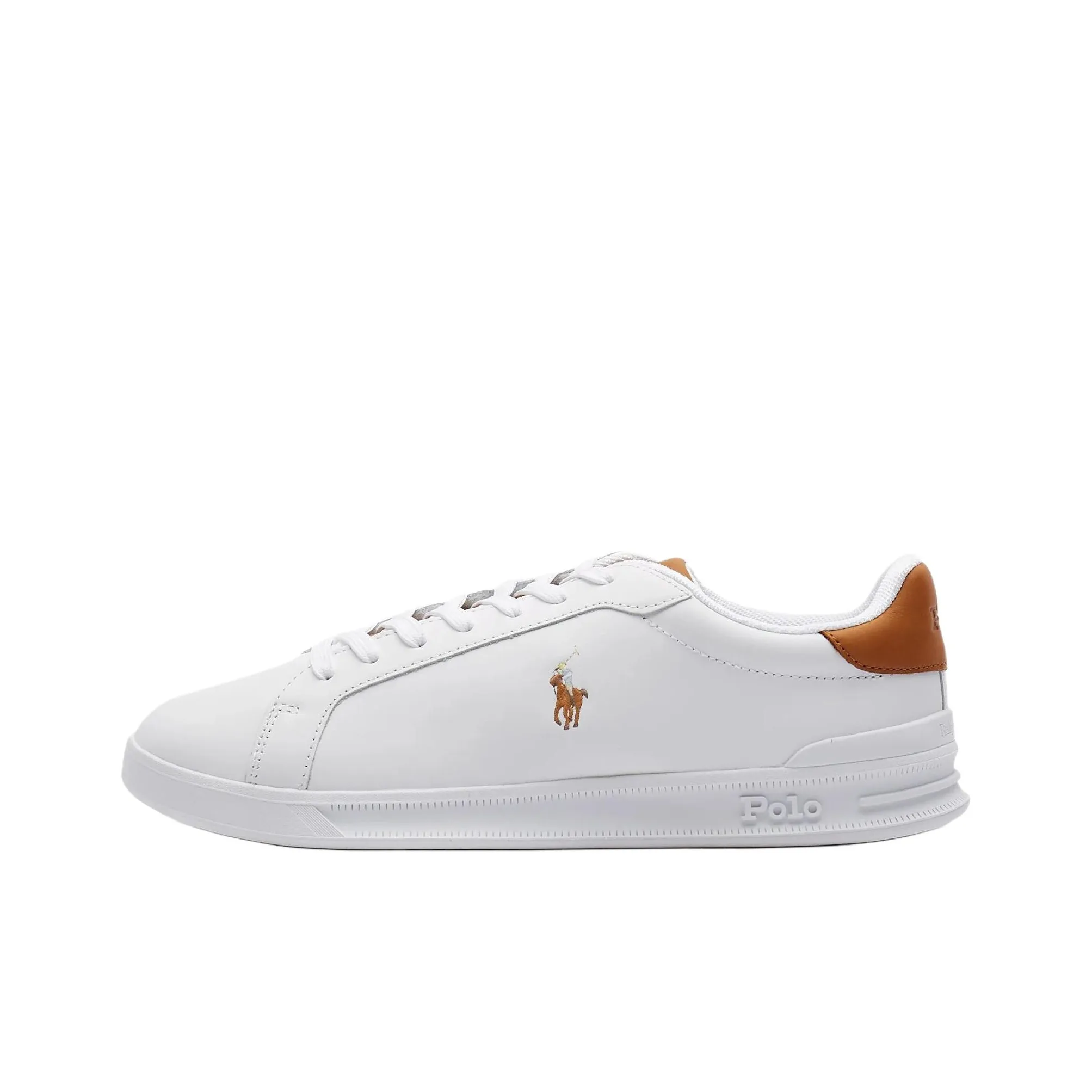 Polo Ralph Lauren Skateboard Shoes Men Low Top White