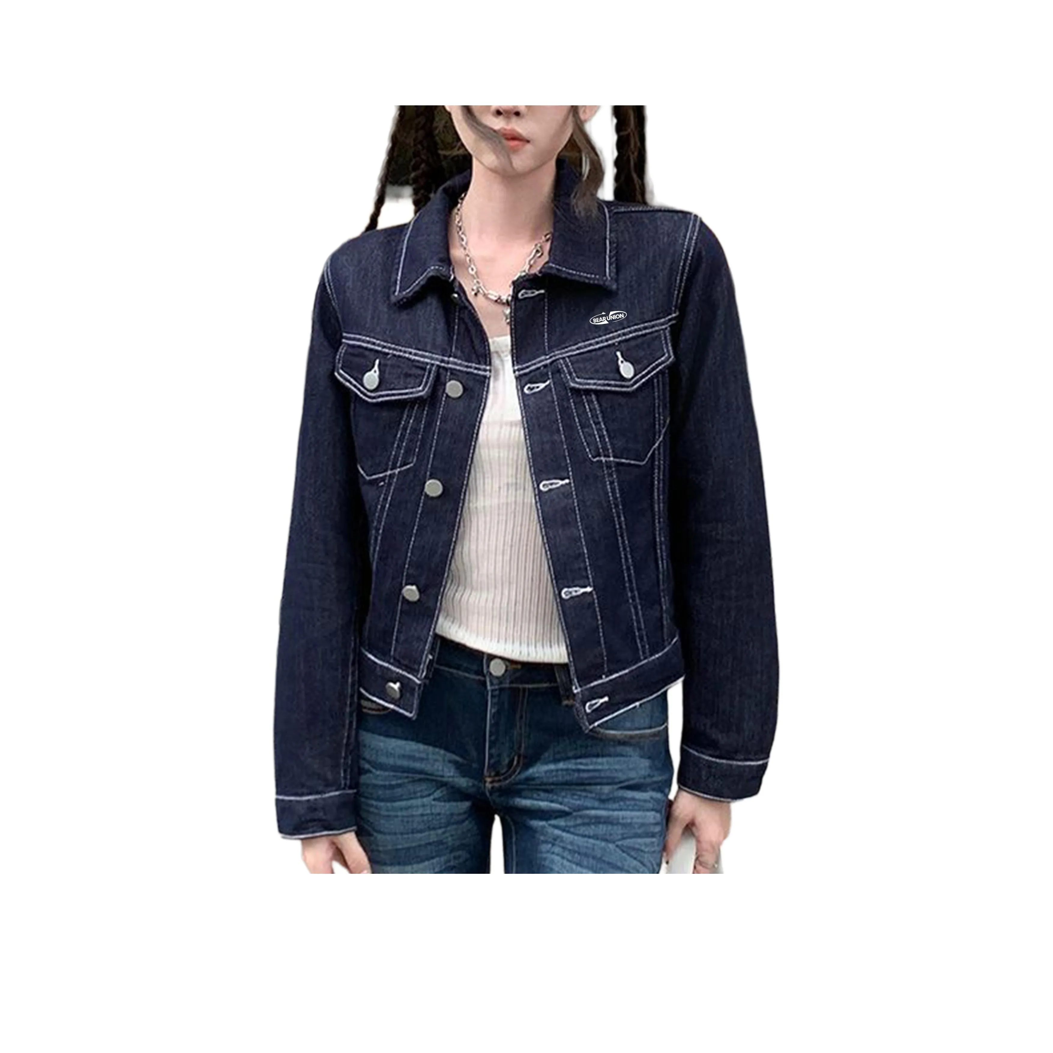 BEAR UNION Джинсовая куртка Женская