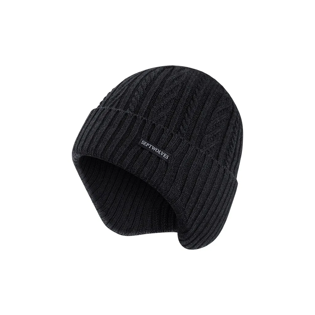 SEPTWOLVES Полиэстер Высокая плотность Трикотажная ткань Шапка-бини QPL Мужская