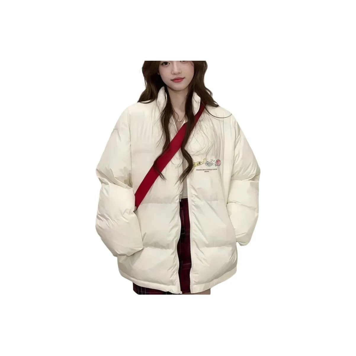 STYUW Экрю Женские пуховики