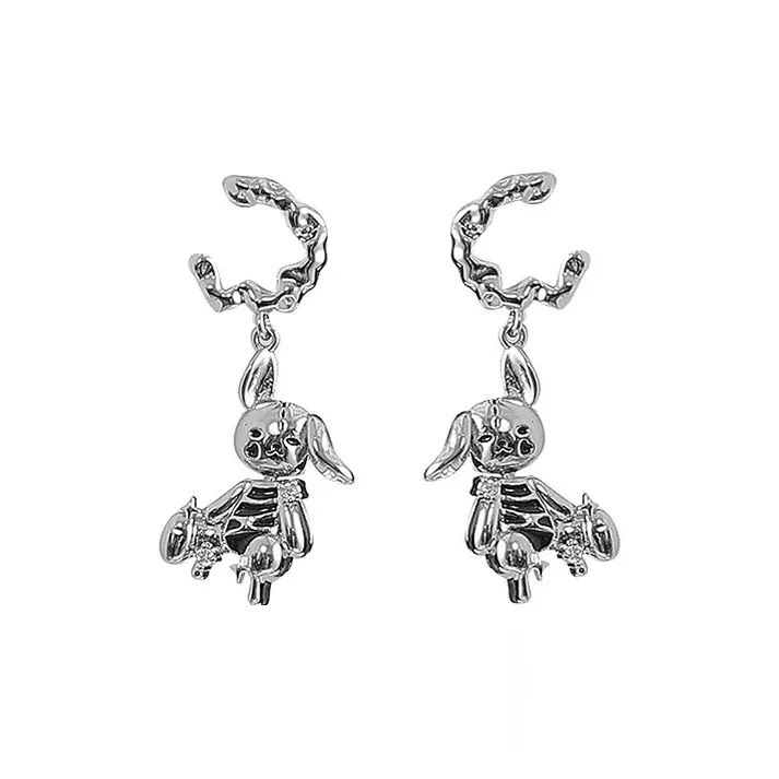 GITHA Экологичные Серьги из Медного Сплава с Родиевым Покрытием Унисекс