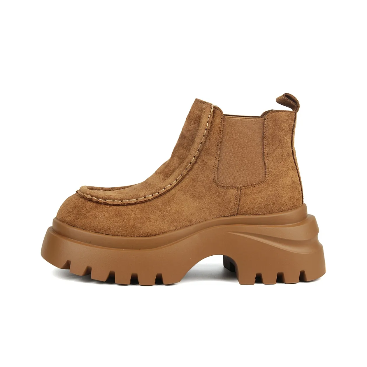 WENPU Короткий Челси Платформа Женские