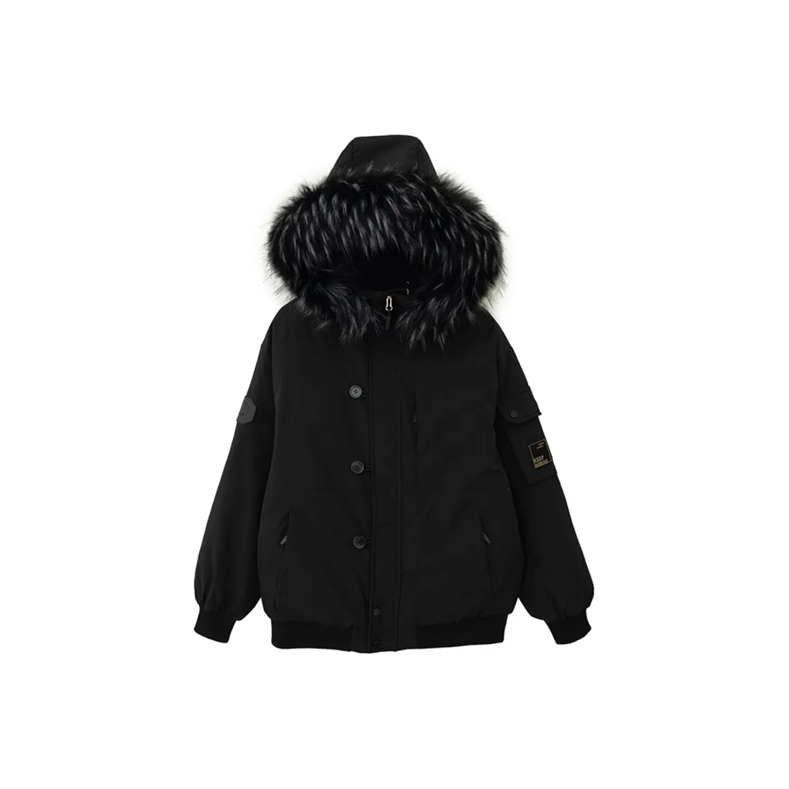 JOSR Черный Женский пуховик