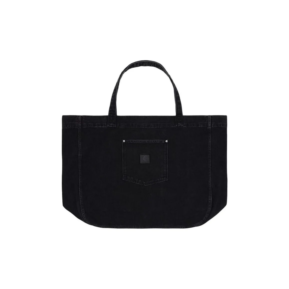 Carhartt WIP Хлопок Тоут Сумка Сумка для покупок Сумка Обычная Мужская Черная