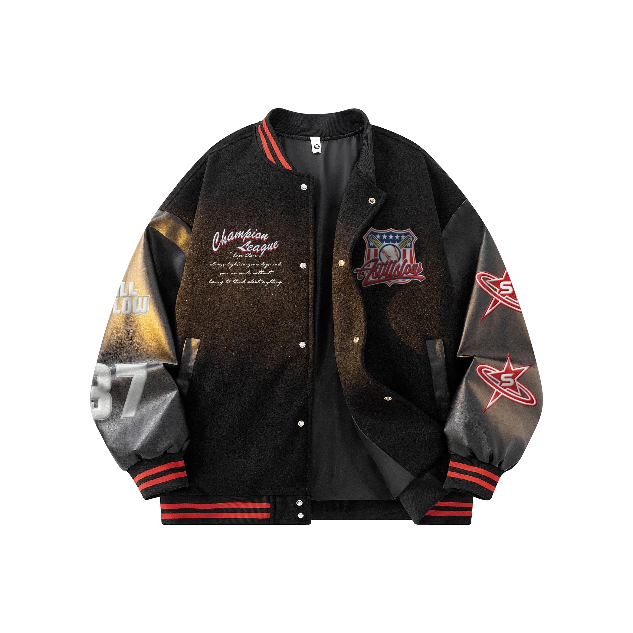 Stillslow Бейсбольная куртка Унисекс