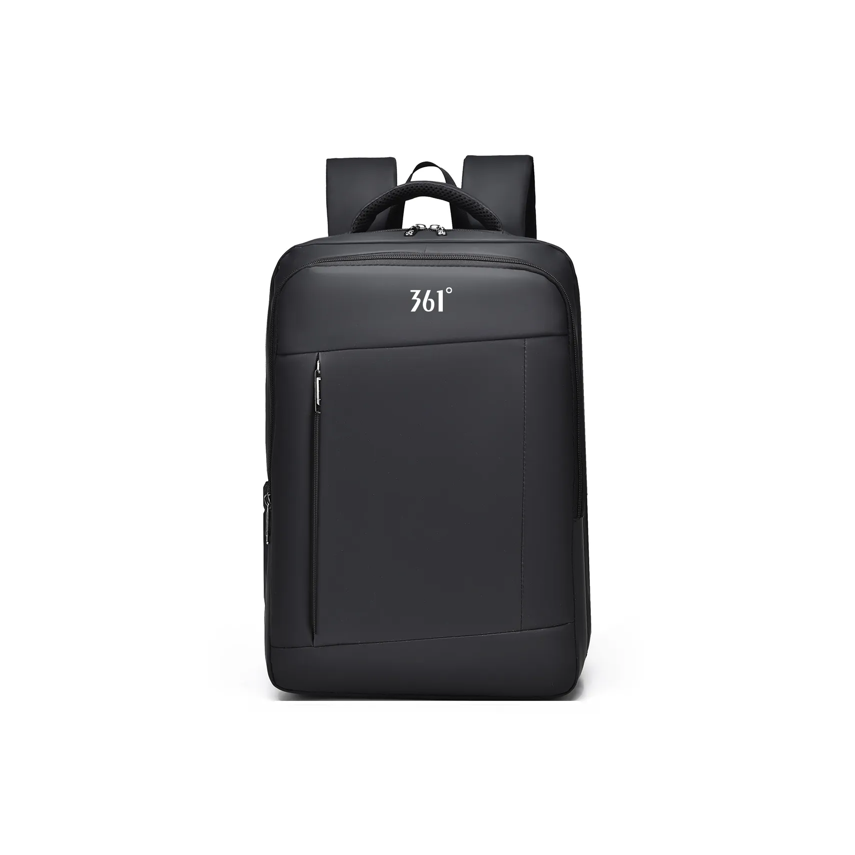 361° Рюкзак из кожи с мембраной мужской черный