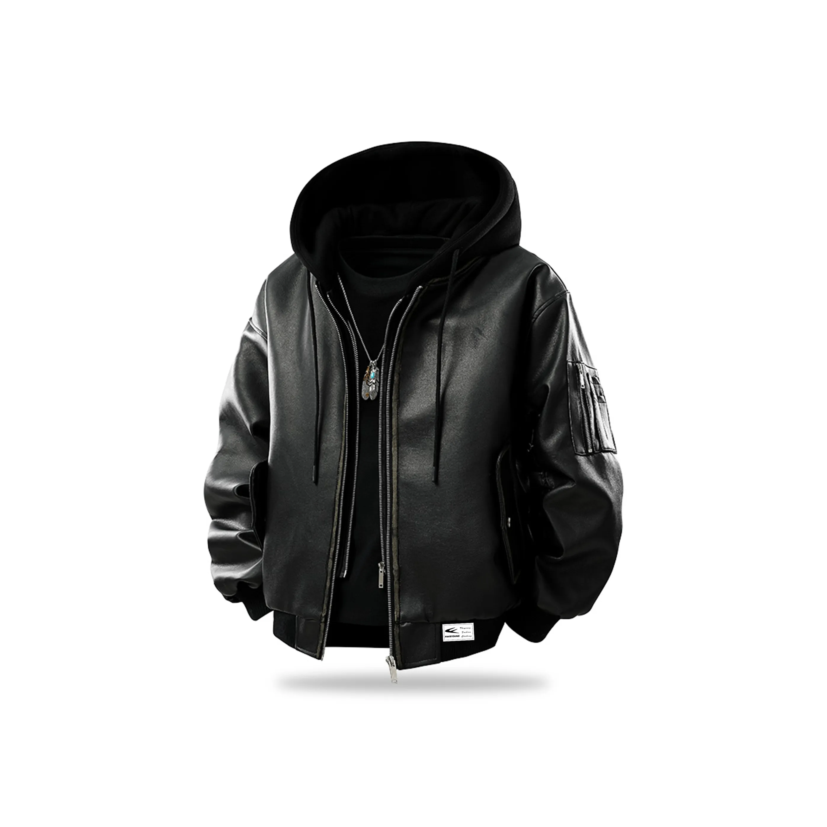 Fakeyoung Черный Унисекс Пуховики