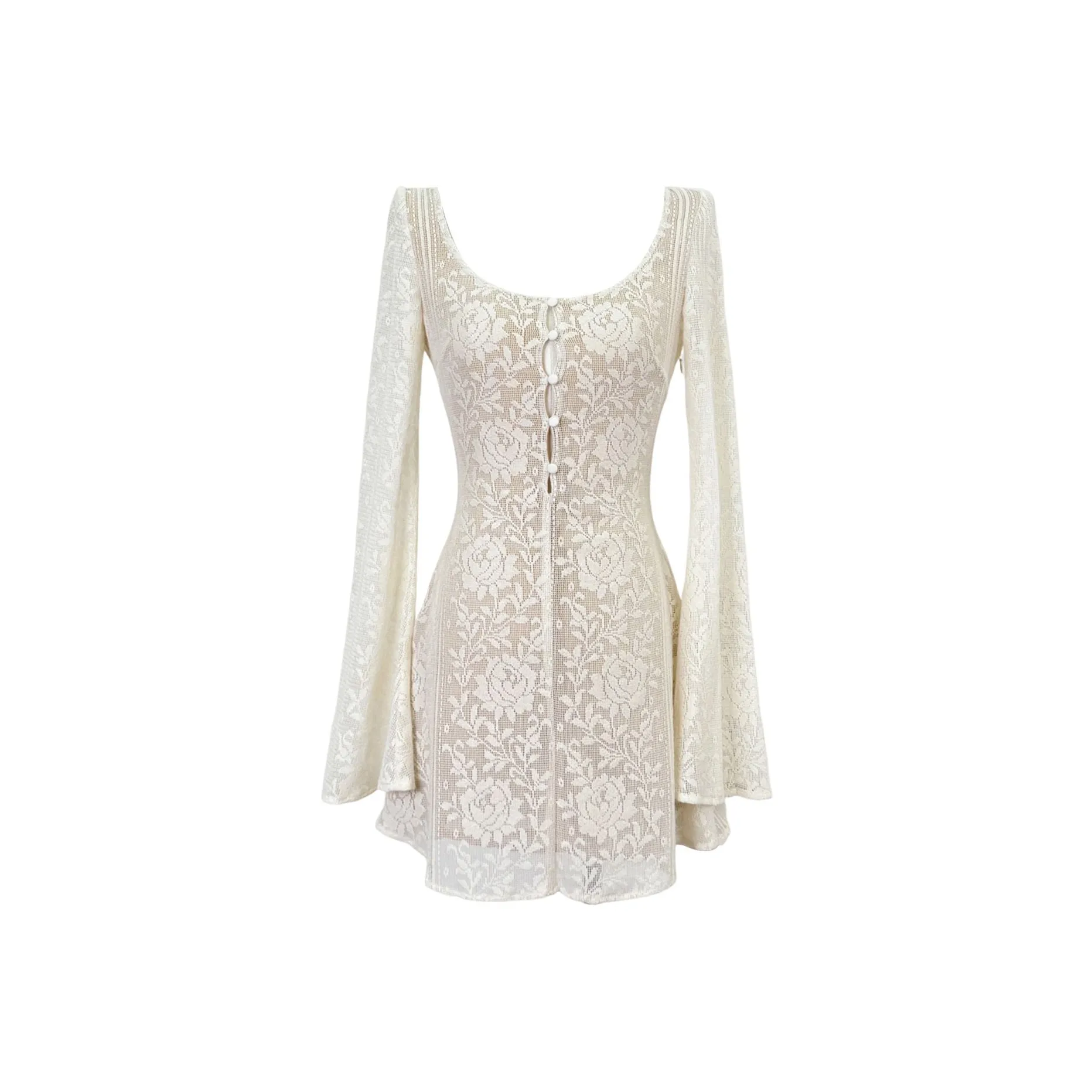 MA JOURNEE Длинное платье с длинными рукавами женское