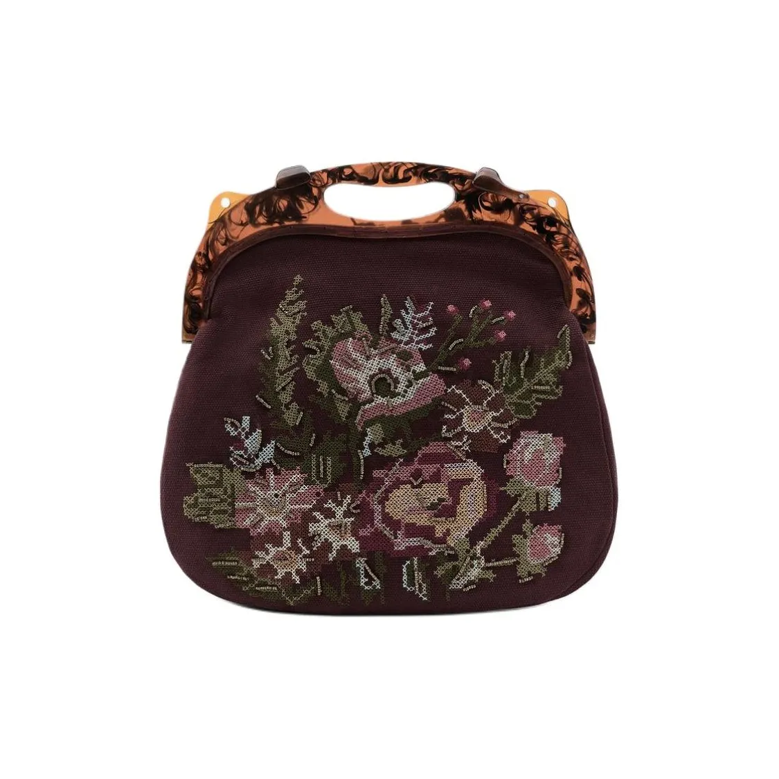 ZARA Акриловая сумка женская фиолетовая