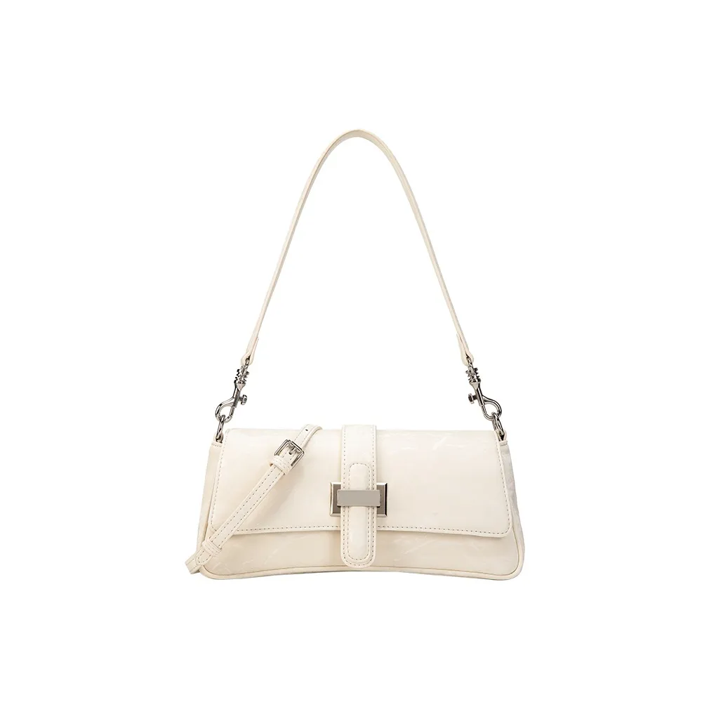 Jacoponnus Сумка через плечо из коровьей кожи стандартная женская Pure ледяной бежевый