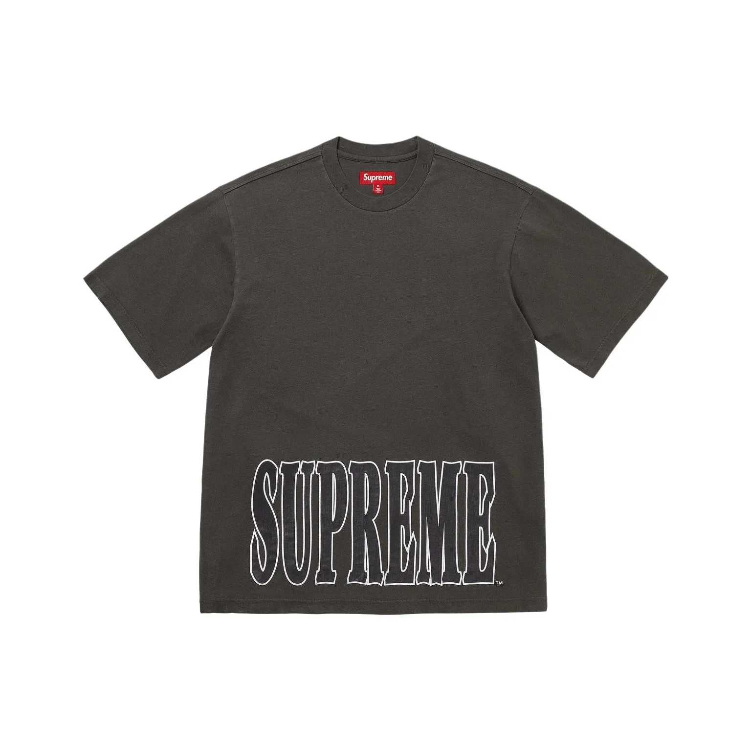 Supreme FW25 WEEK5 Cracked Эластичный S S Топ T Рубашка Унисекс