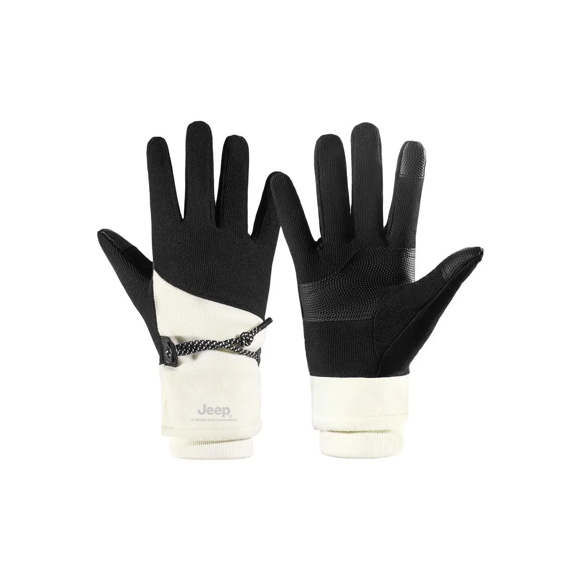 Jeep Полиэстеровые трикотажные перчатки для женщин