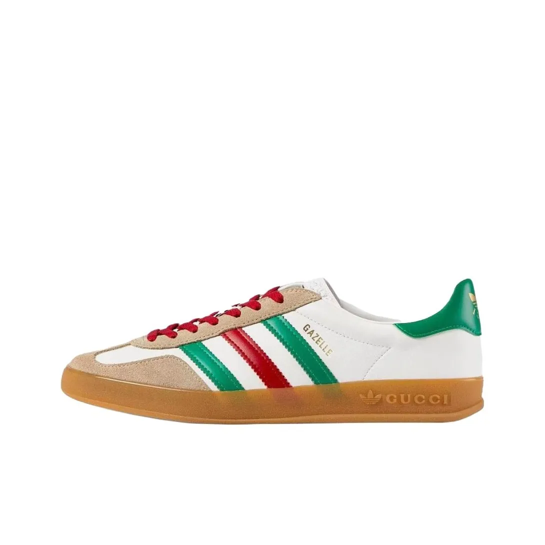 Adidas X GUCCI Skateboard Shoes Men Low Top White