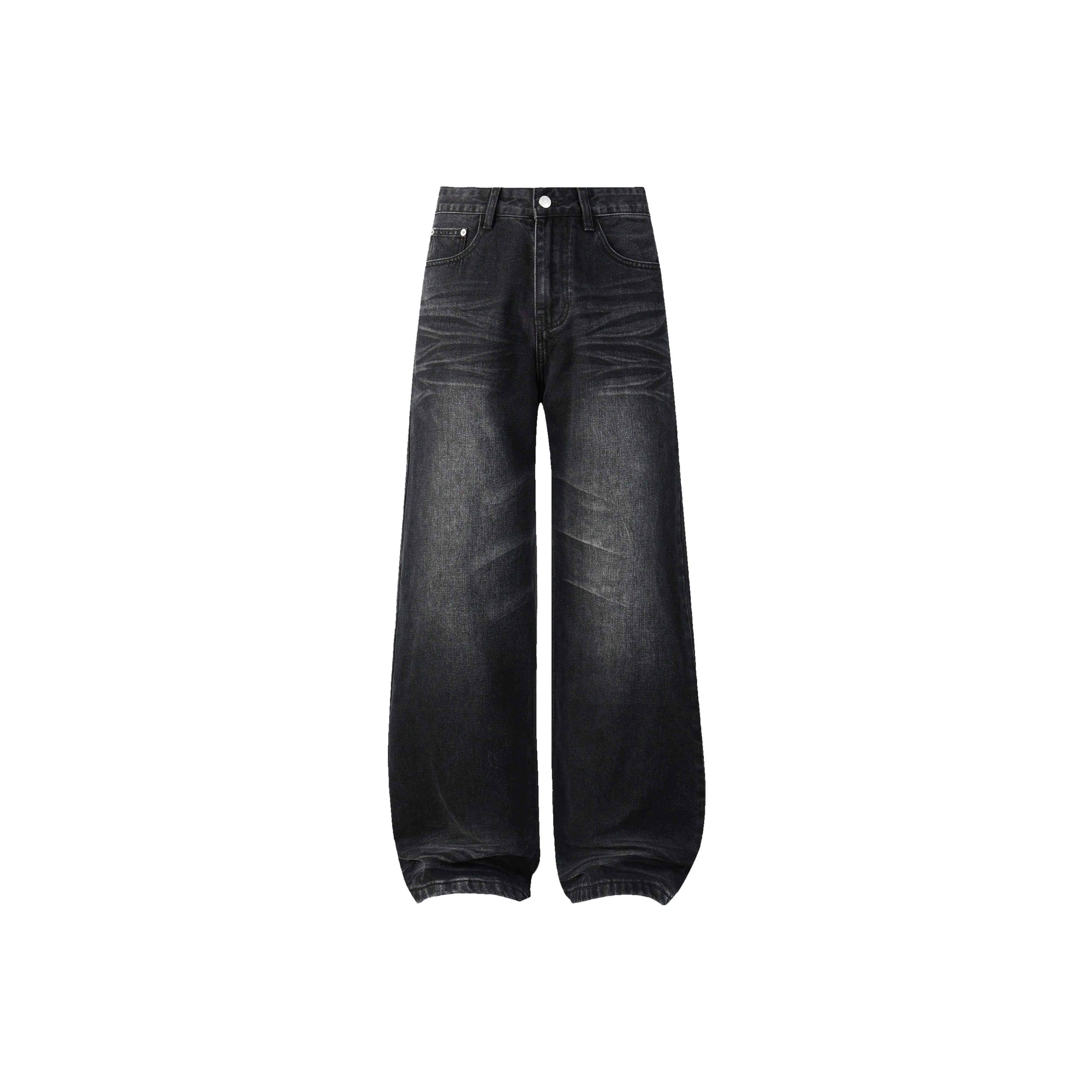 98SQUID Дым Чернила Черные Унисекс Джинсы