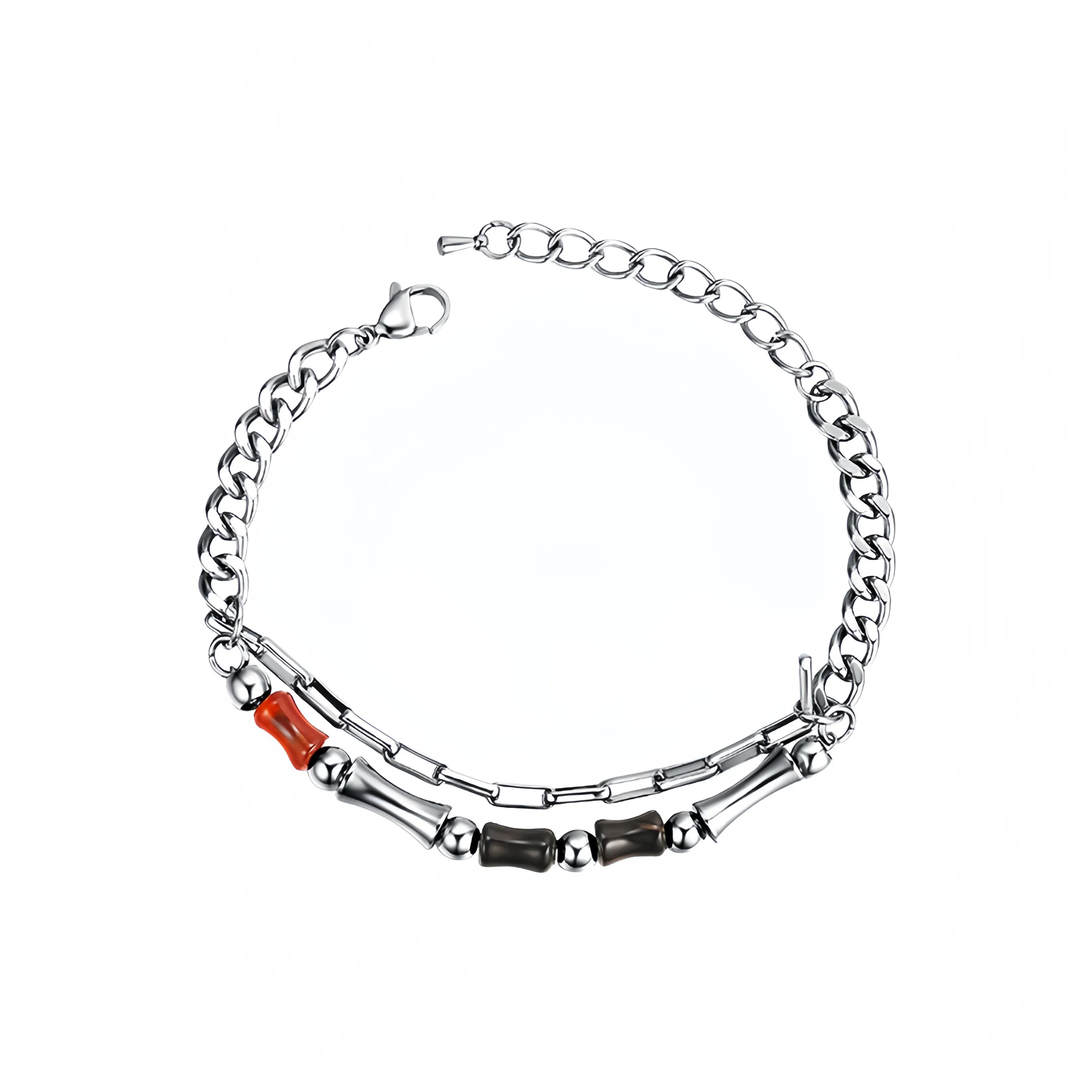 YOAR Титановые стальные браслеты для мужчин