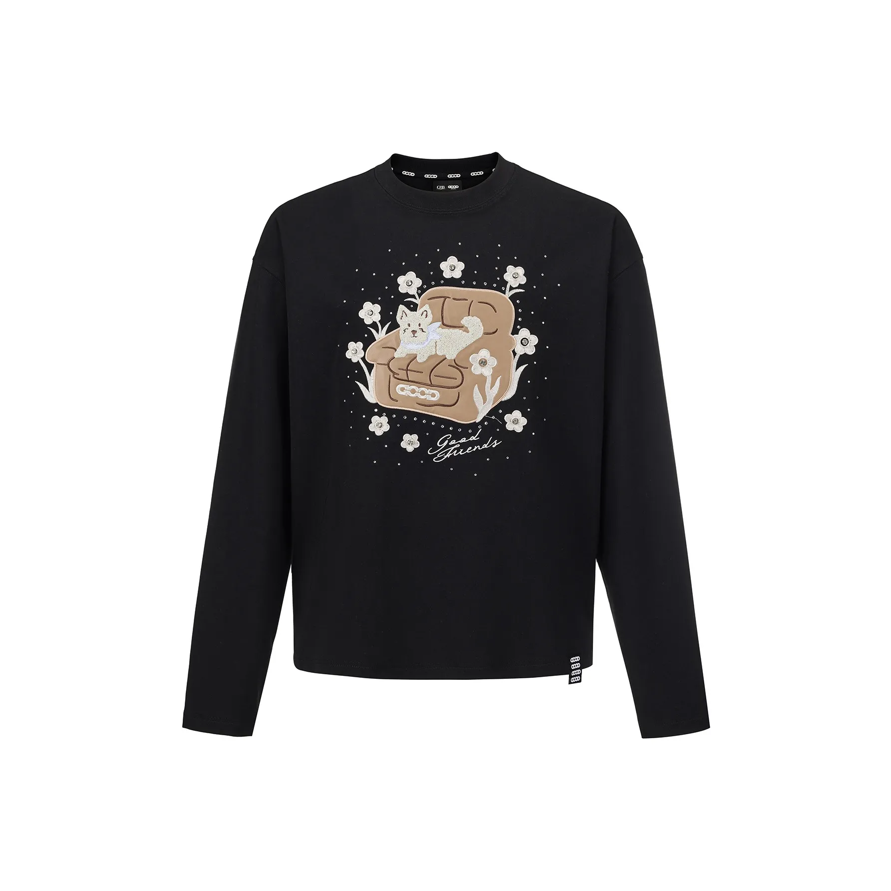 GOODBRAND 2025FW Длинный рукав Т-рубашка Унисекс