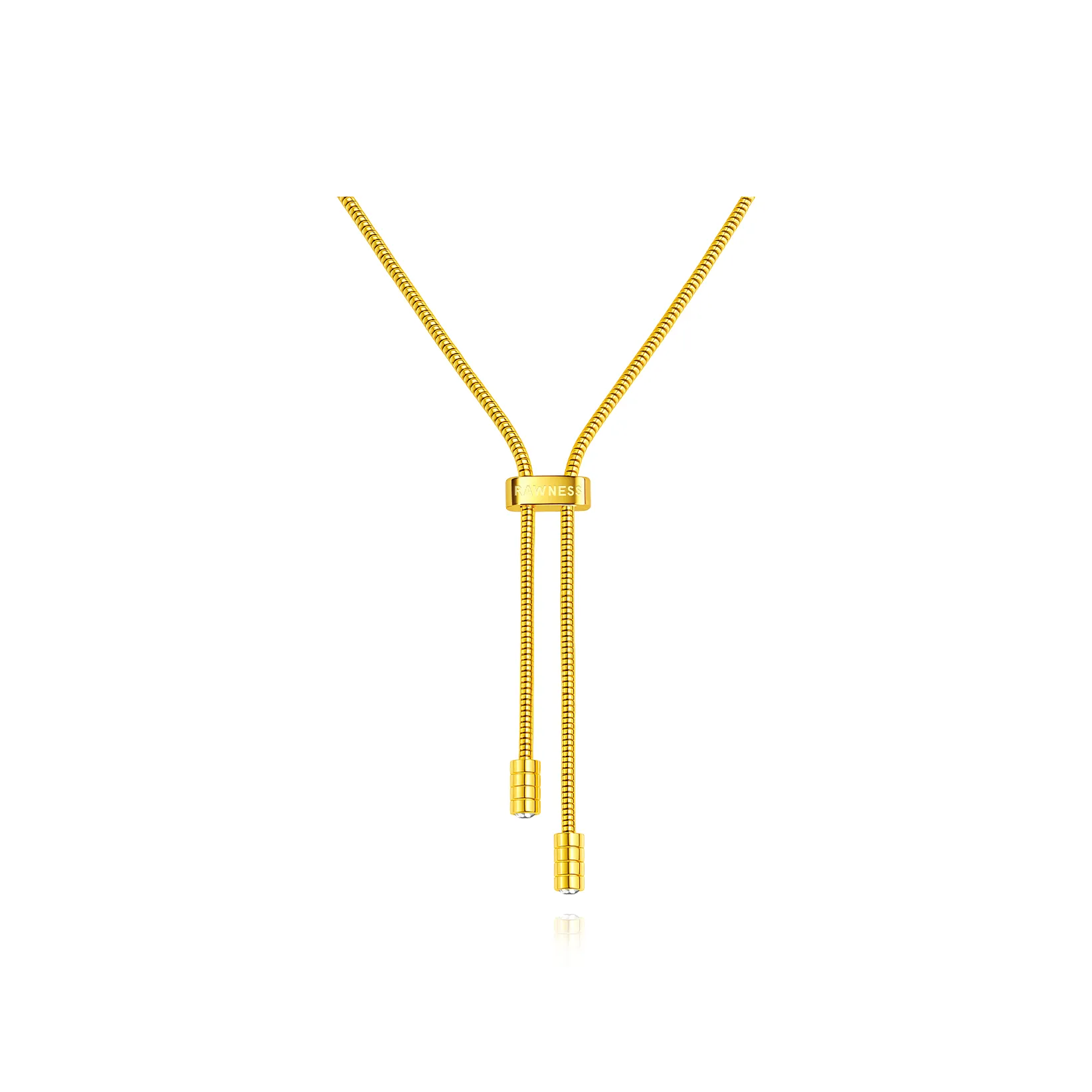 RAWNESS Титановая сталь Муассанит Ожерелья Унисекс