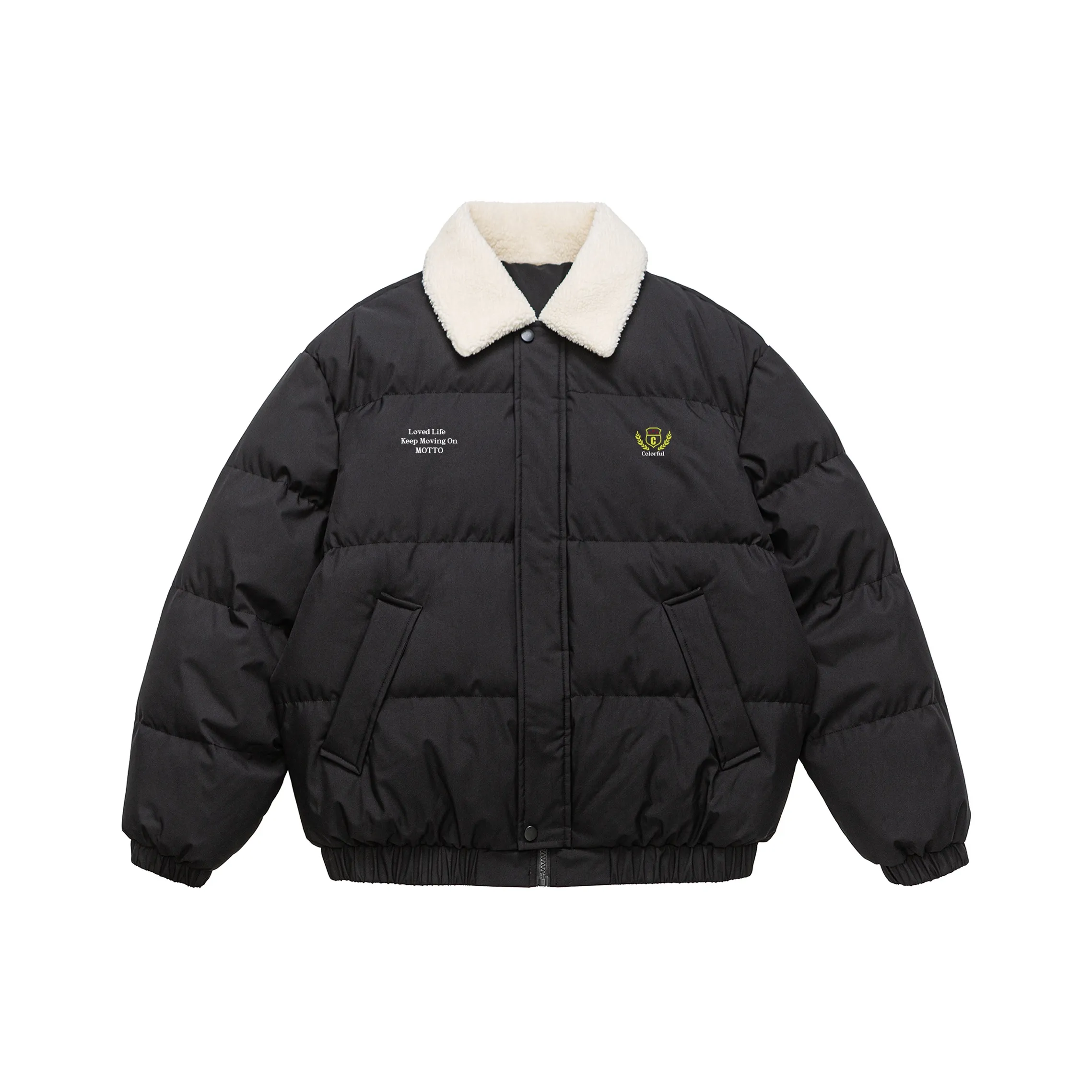 Colorful Creations Хлопковый пуховик унисекс