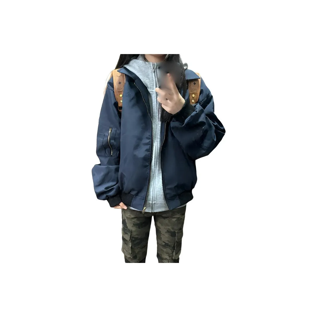 DARK HORSE Темно-синие унисекс куртки