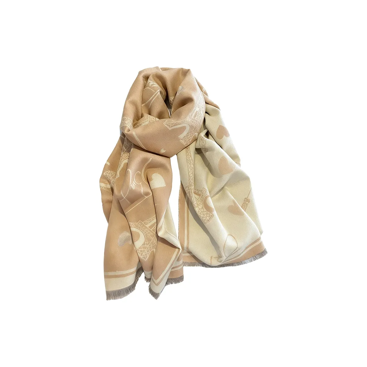 JKEM Artificial Cashmere Knitted Scarves Women's