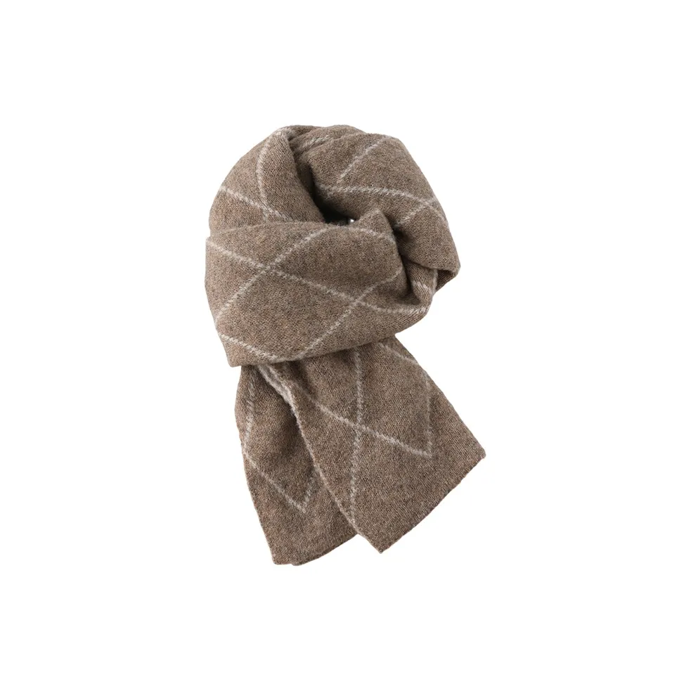 ASTAR HADES Смесовая шерсть Вязаные шарфы Унисекс