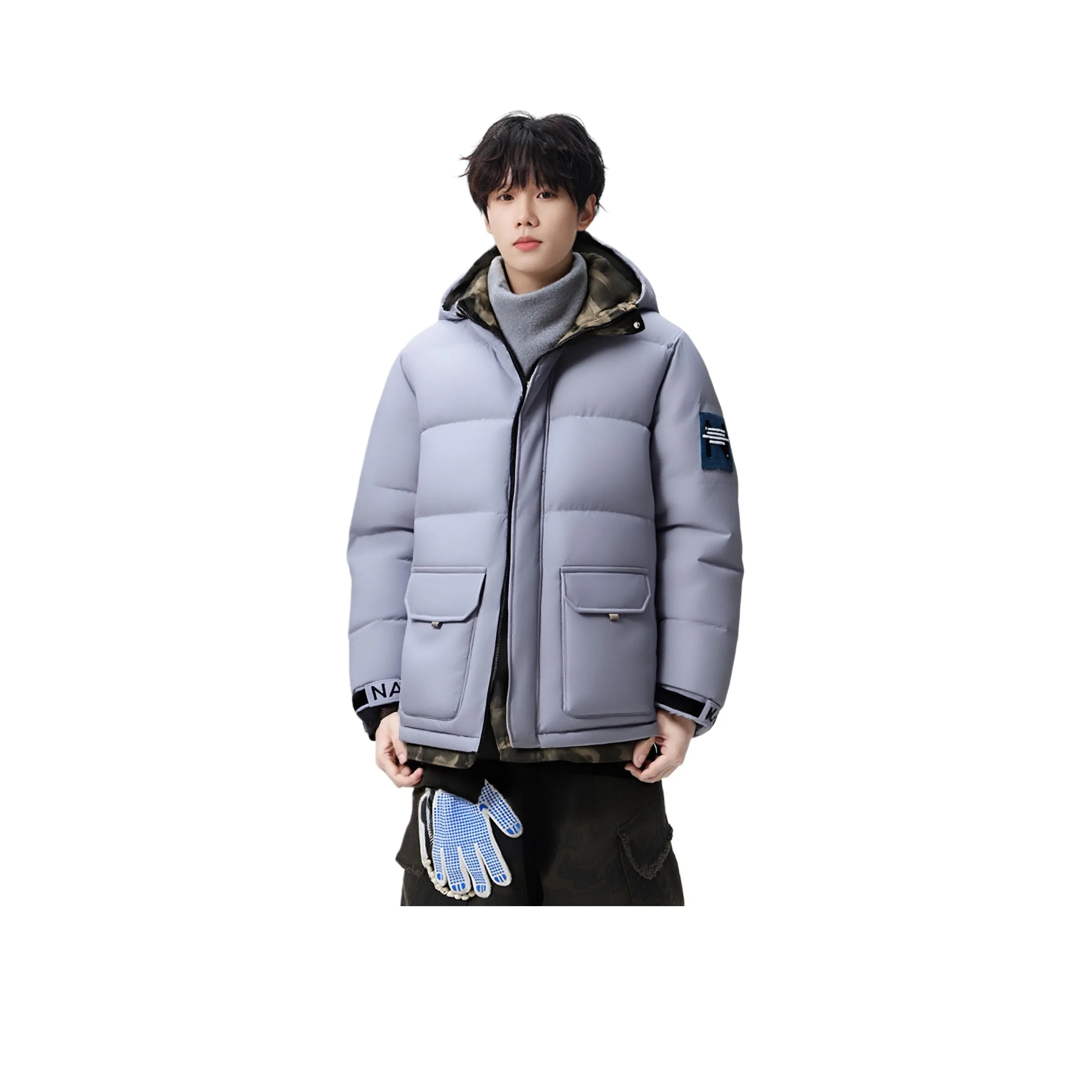 SRKJ Унисекс Пуховики