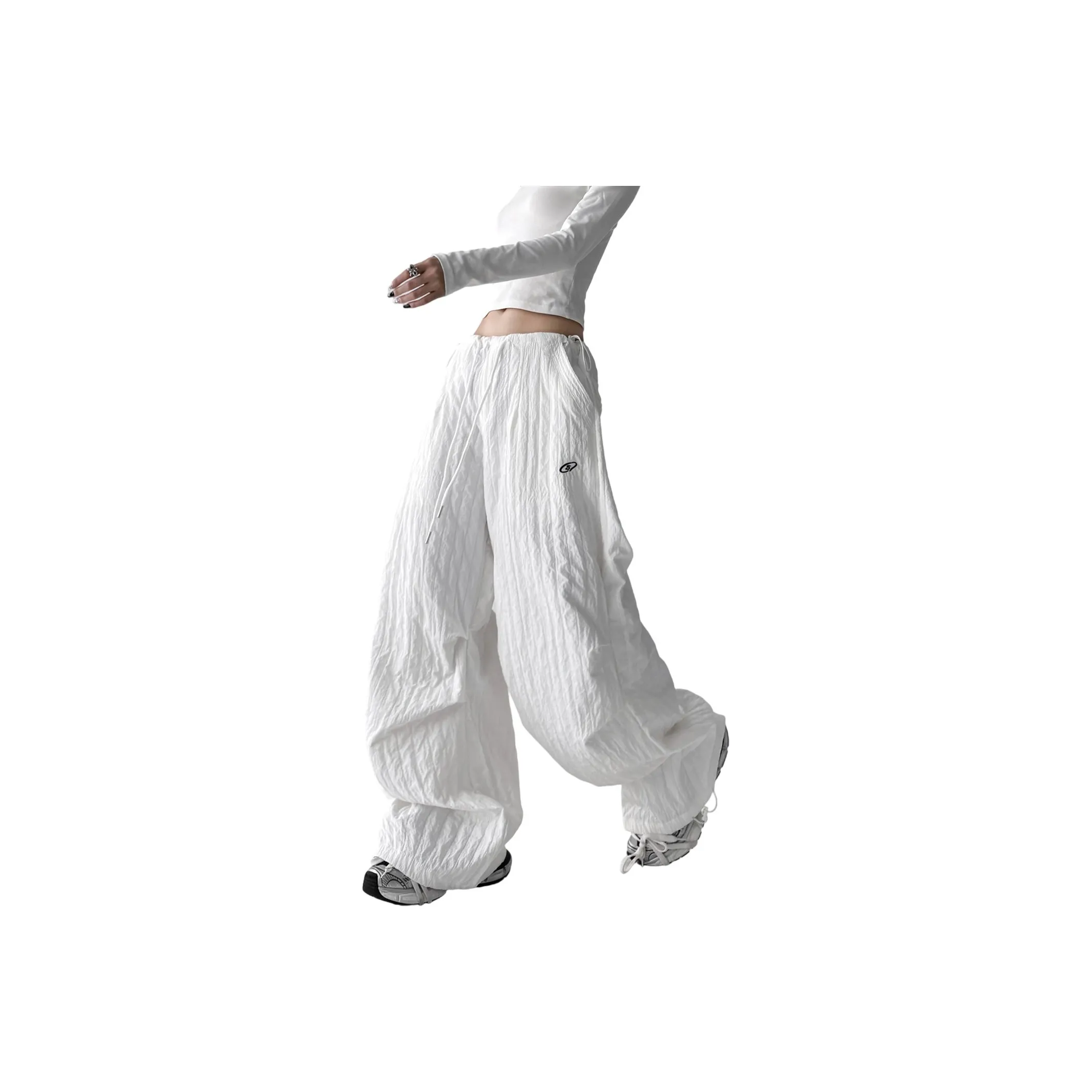 FLIM Белый Женские Повседневные Брюки