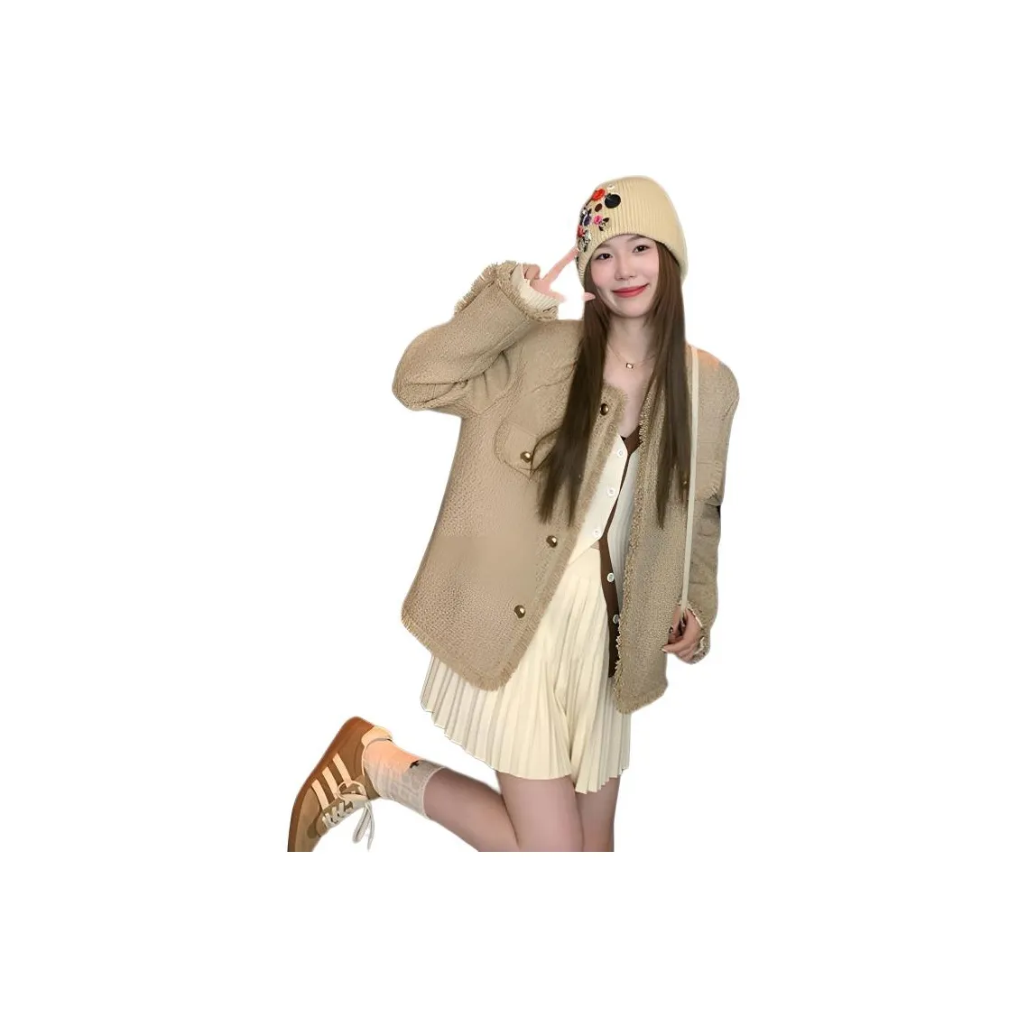 Gentle Welcome Cropped Coat Women's