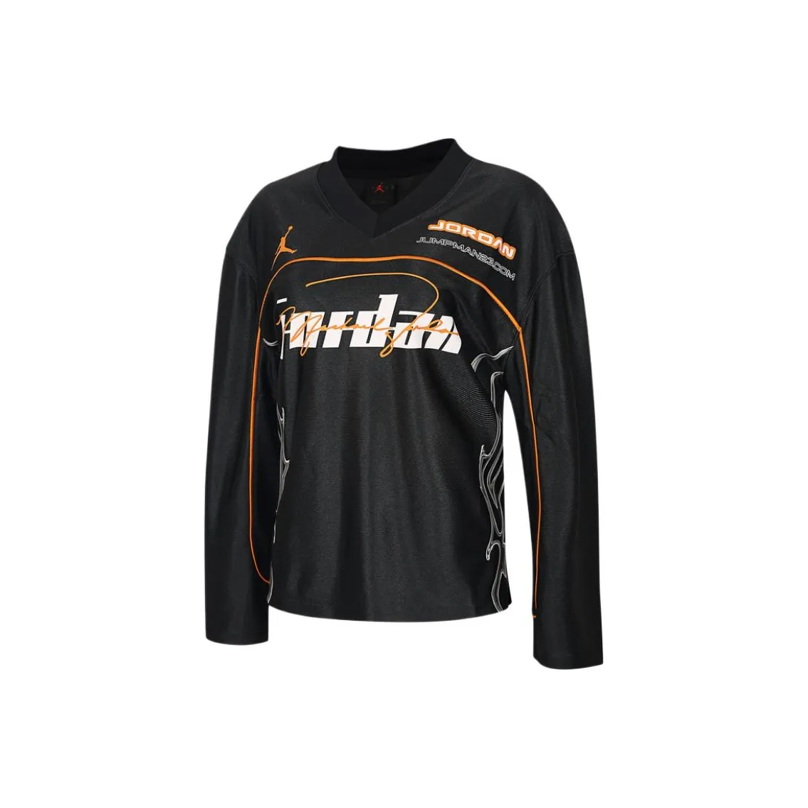 Джордан Рукав с спущенным плечом T-рубашка Женская