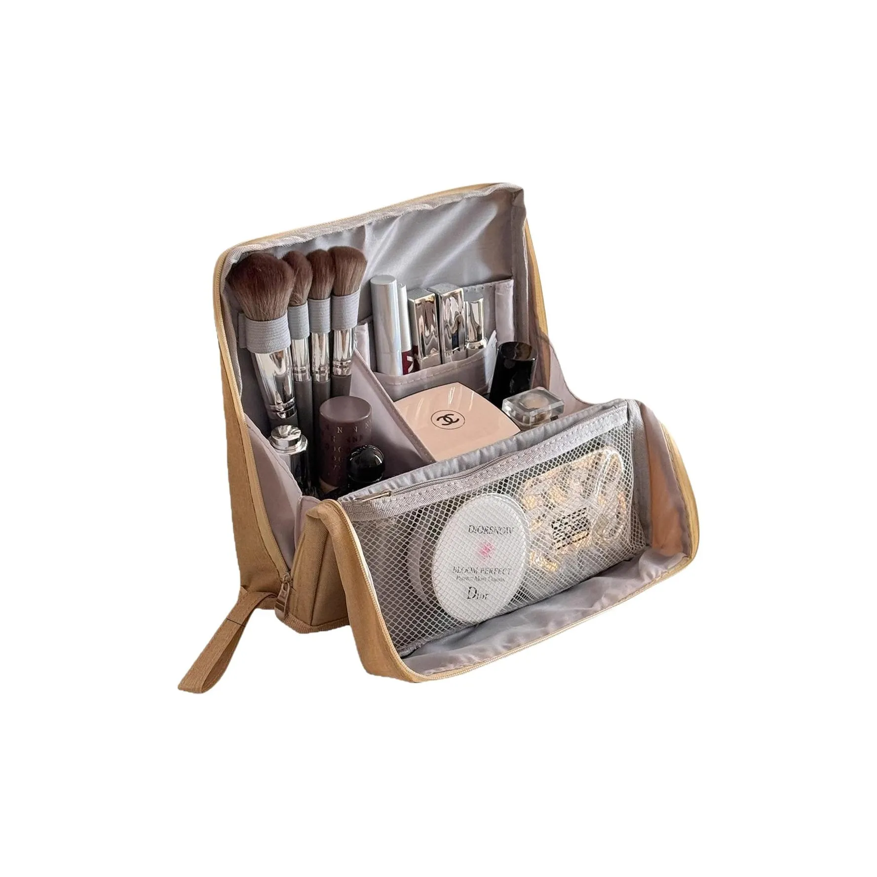 XZAN Косметичка Большая емкость Stand Up Стиль GOOD Looking Хранилище Отделение Портативная Многофункциональная Сумка для туалетных принадлежностей