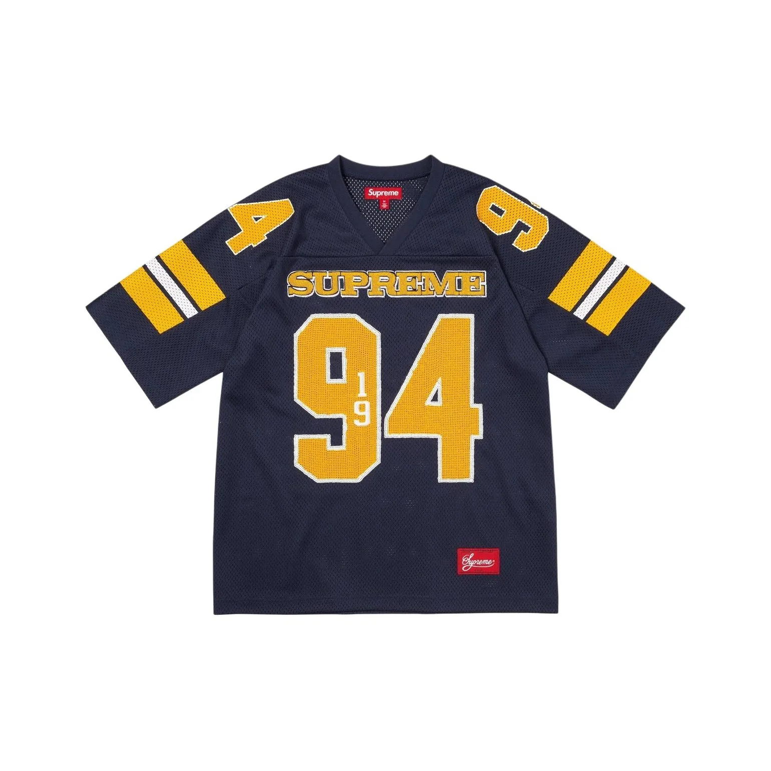 Supreme FW25 WEEK5 Sequin FOOTBALL JERSEY Футбол Джерси Унисекс