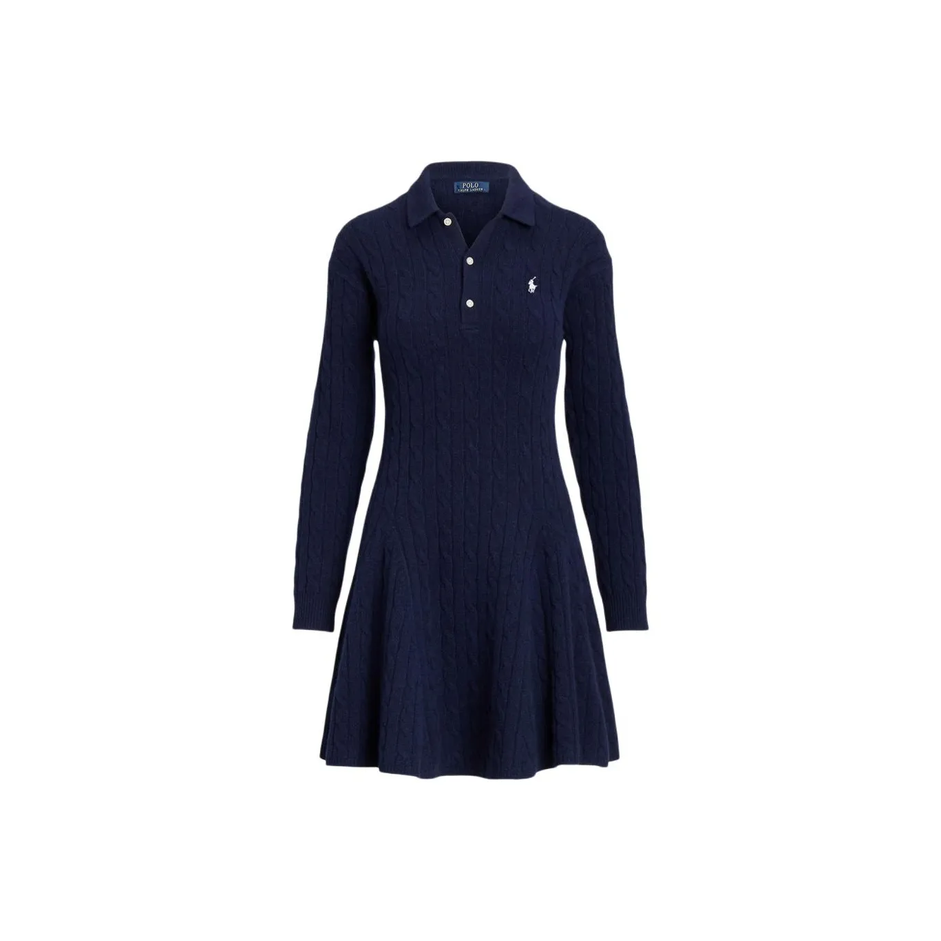 Polo Ralph Lauren Длинное платье с длинными рукавами женское