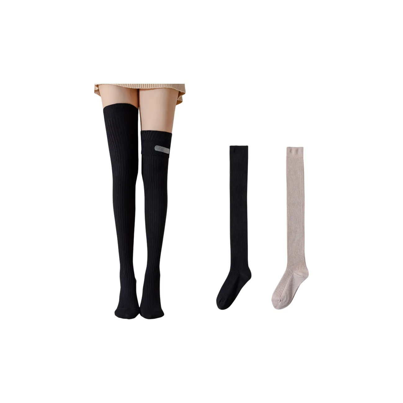 FAVMARTHA Носки для бедра высокого подъема Женские