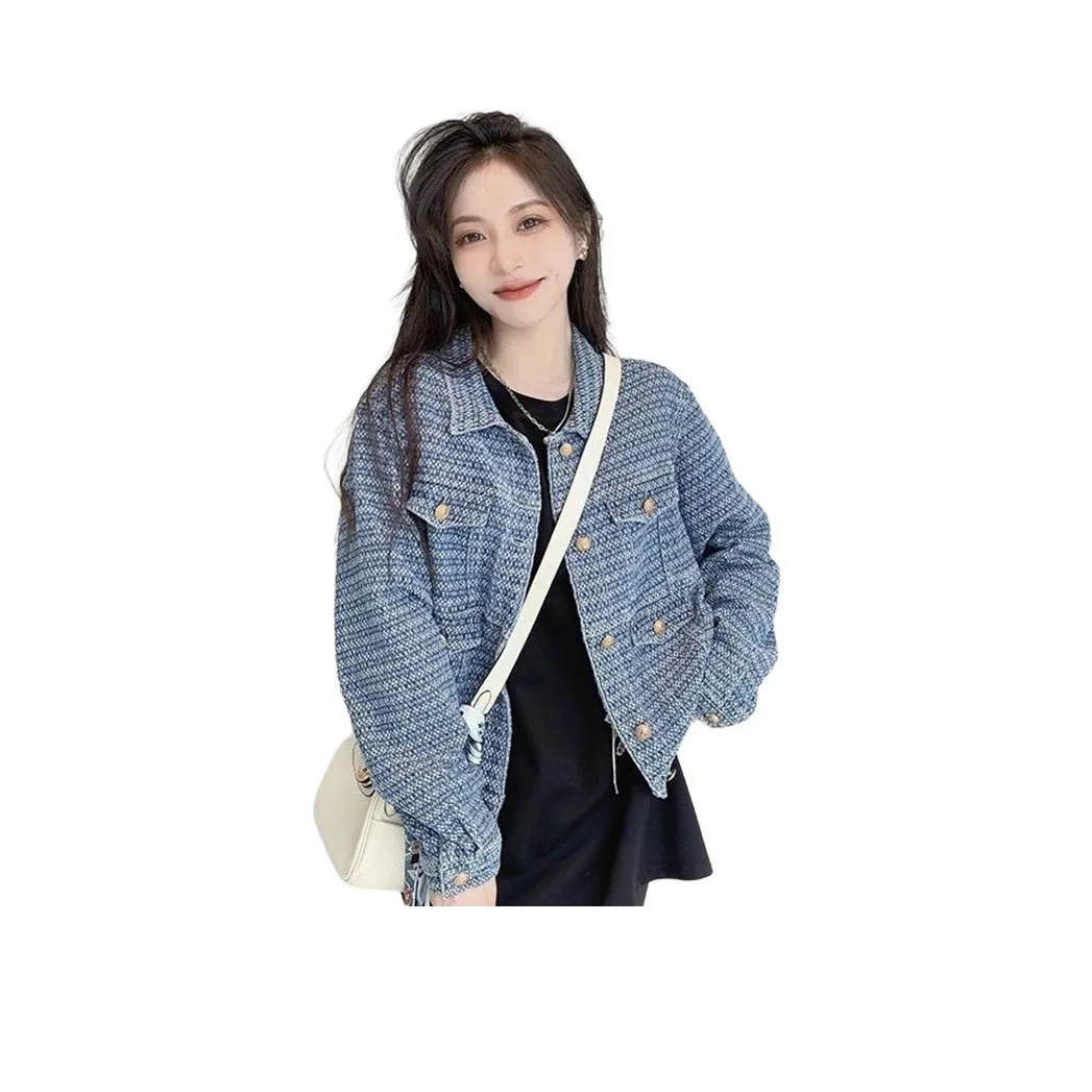 RUXU Синий Женские Джинсовые Куртки