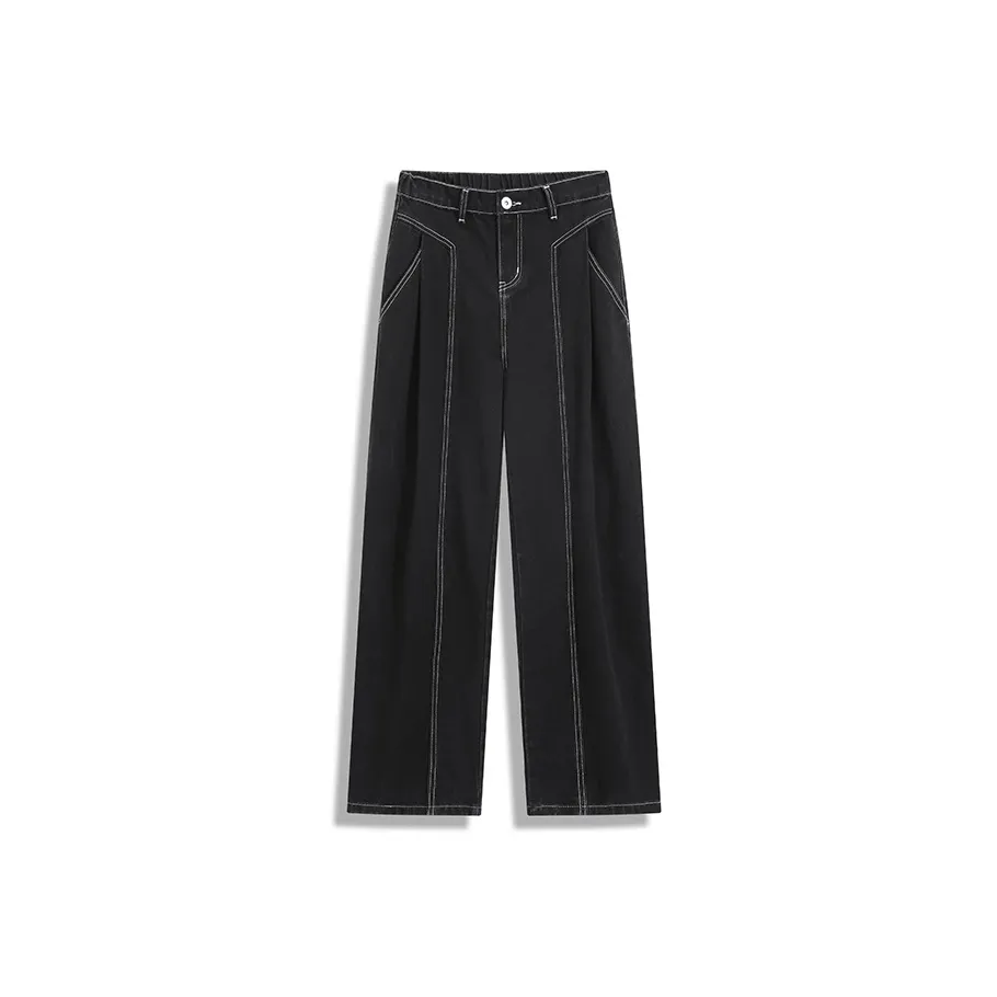 OULUDE Черные Мужские Джинсы