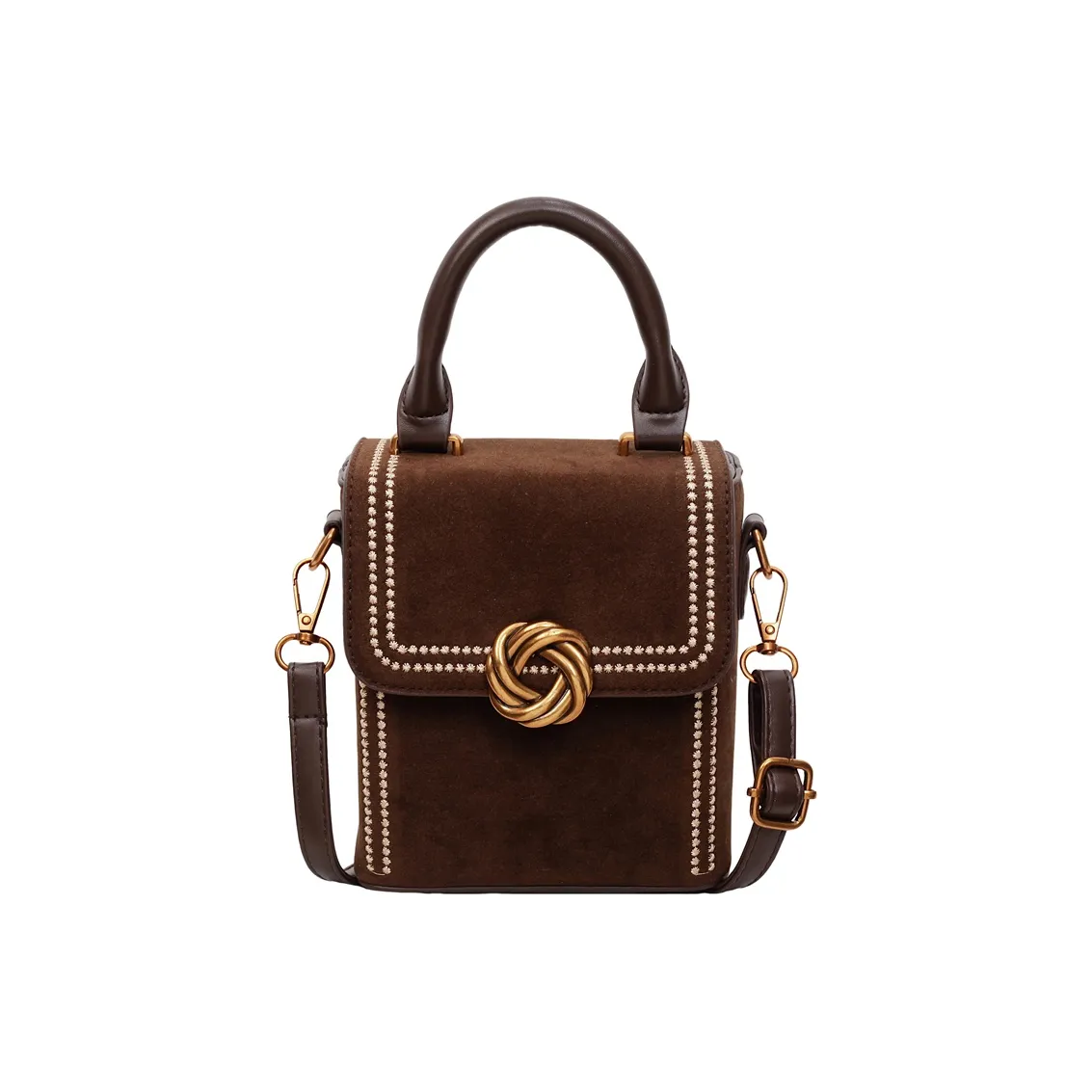 REDOO Кожа Бархат Сумка через плечо Женская Многоцветная