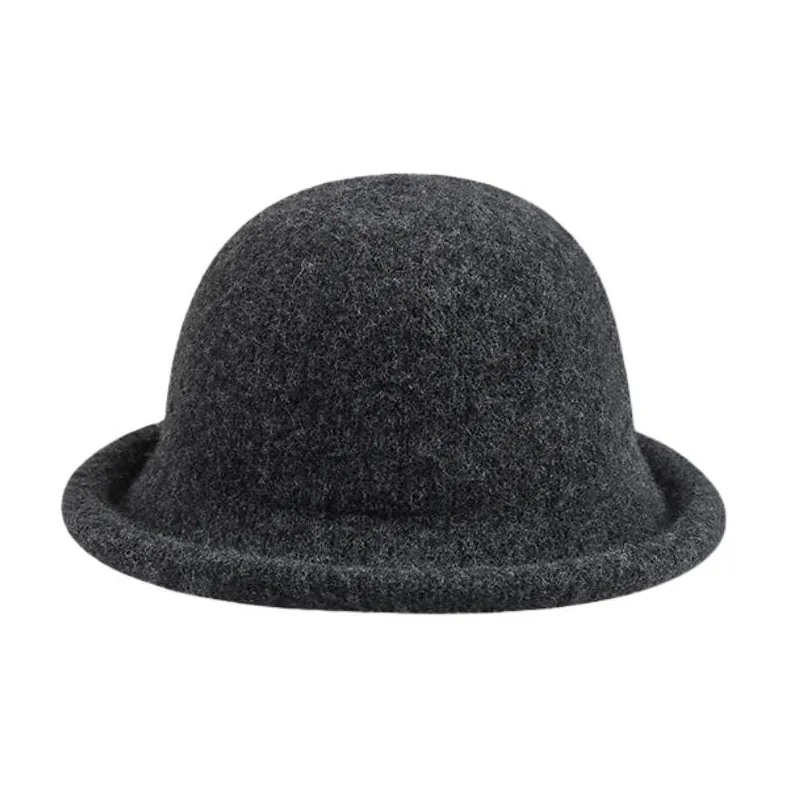 YOUWEI Эластан Смесь Роскошь Премиум Feel Hepburn Позиционирование стиля Универсальный Принцесса Шляпа Модный Ведро Унисекс