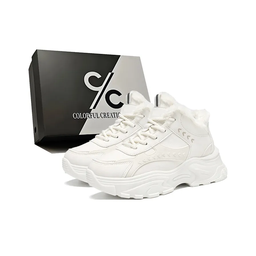 Colorful Creations Толстая подошва Кроссовки MID Топ Женские