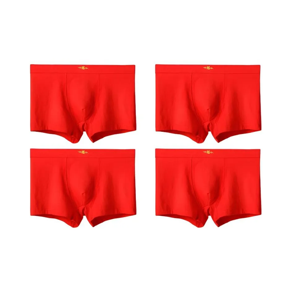 Lanza [4 пачки] Red Men's Boxers