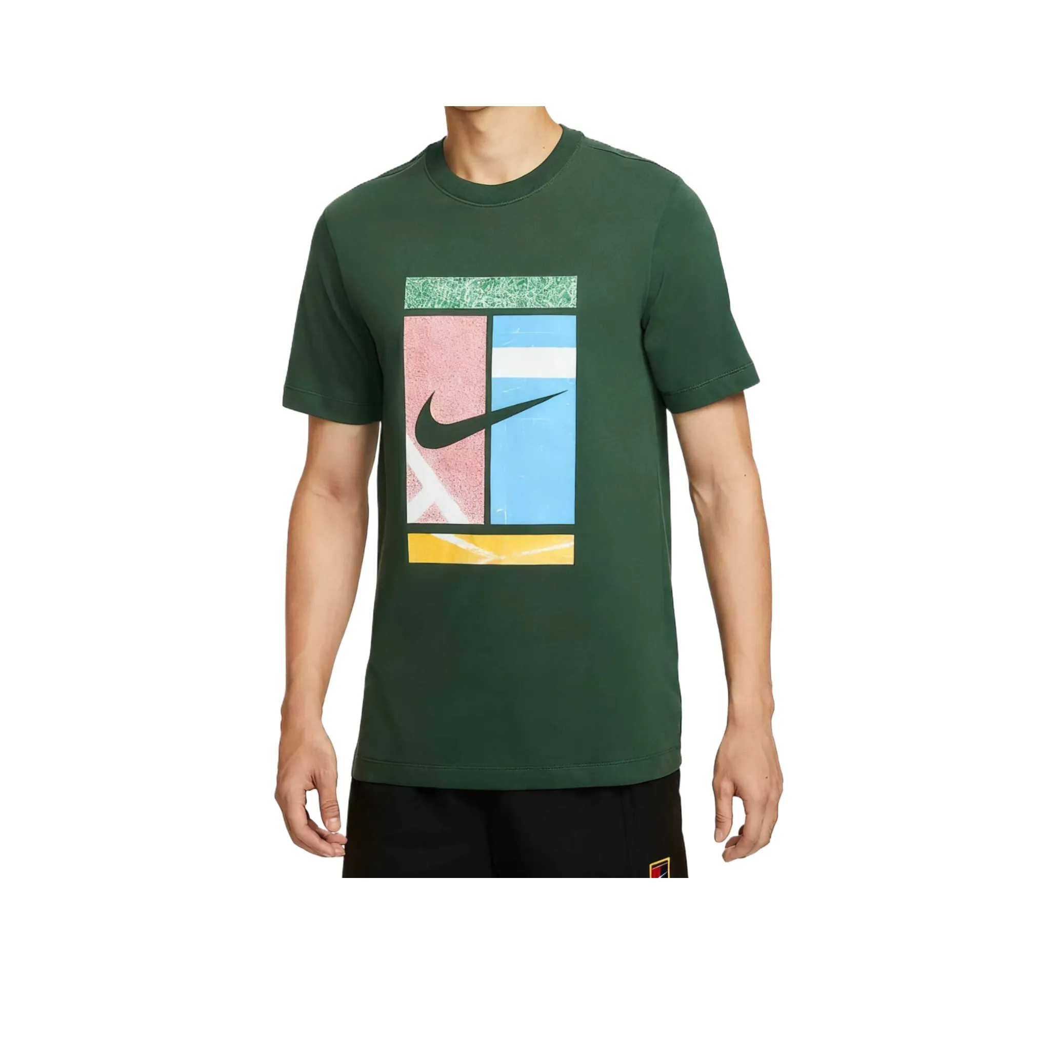 nike Dri Fit Pine Green Мужская T-рубашка