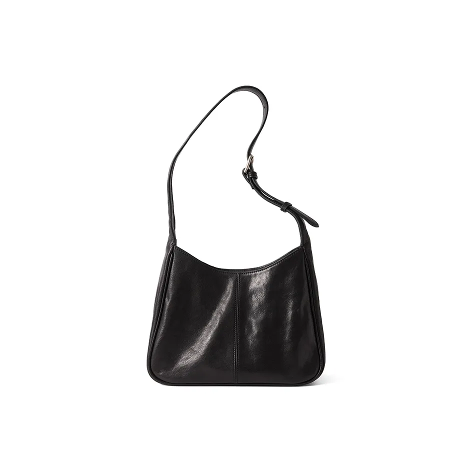 COCOEVA Сумка через плечо из коровьей кожи женская черная