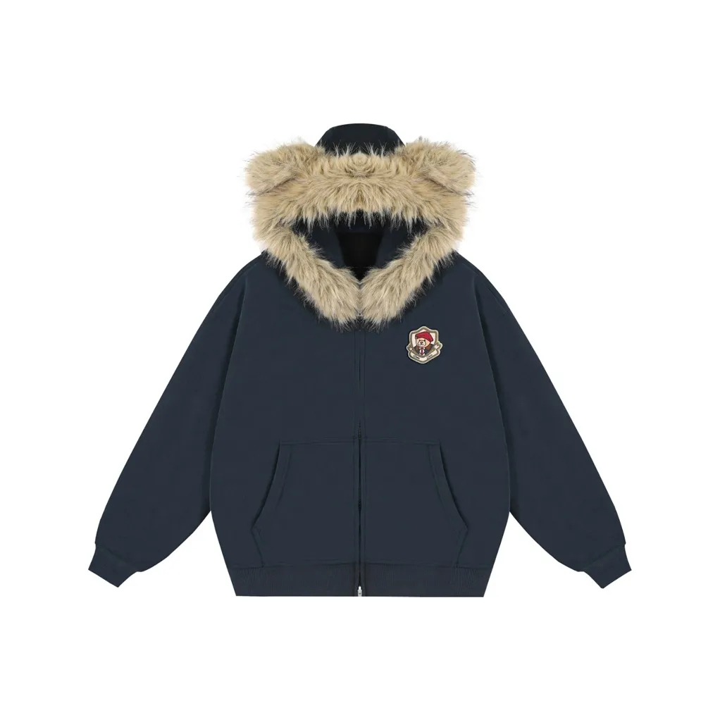 AFGGD Темно-синий женский пуховик