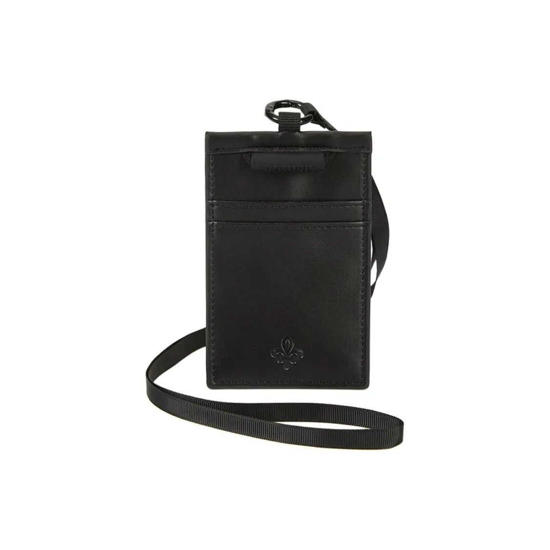 Палладий ПУ (полиуретан) Картхолдер Унисекс Свинцово-черный