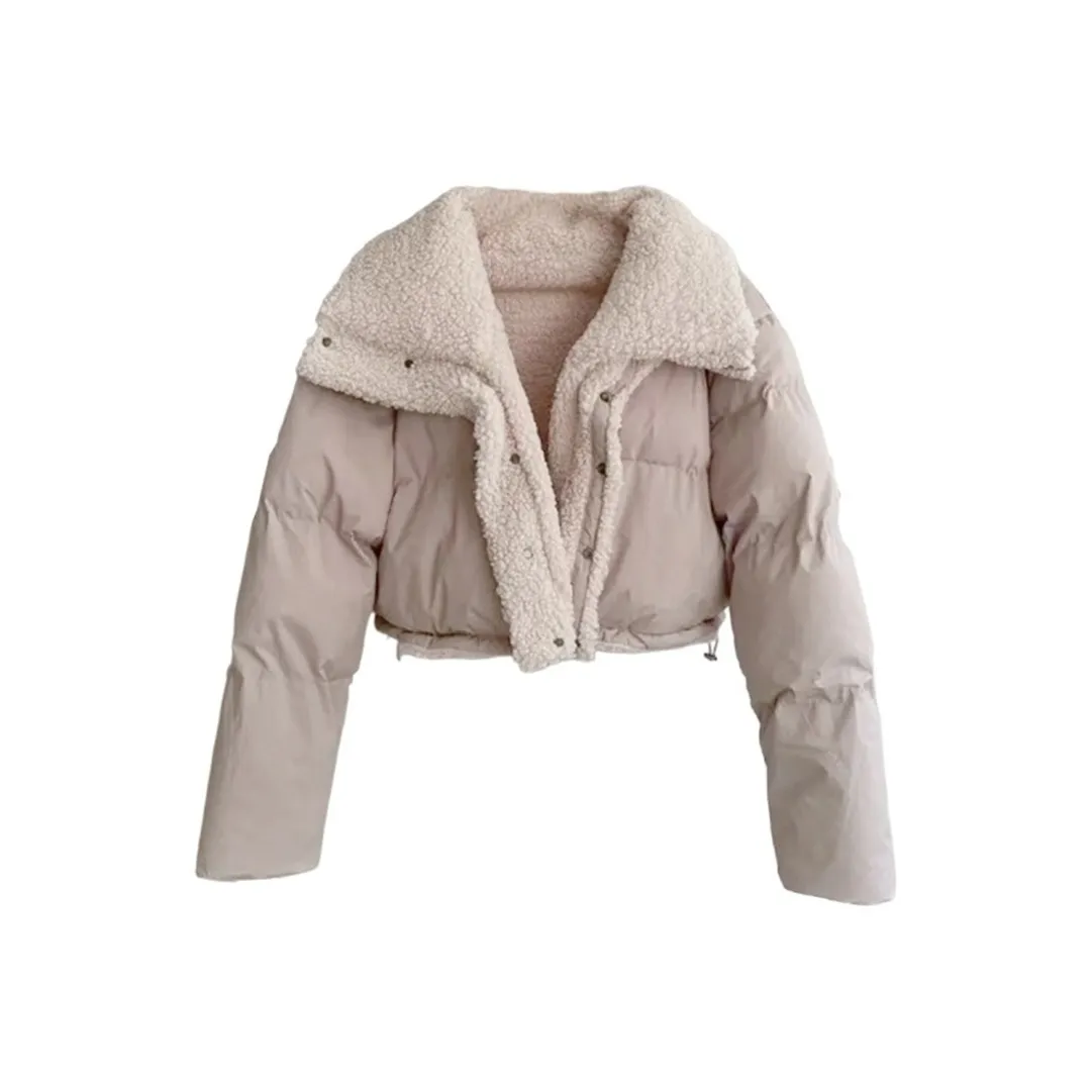 JOSR Розовый Женский пуховик