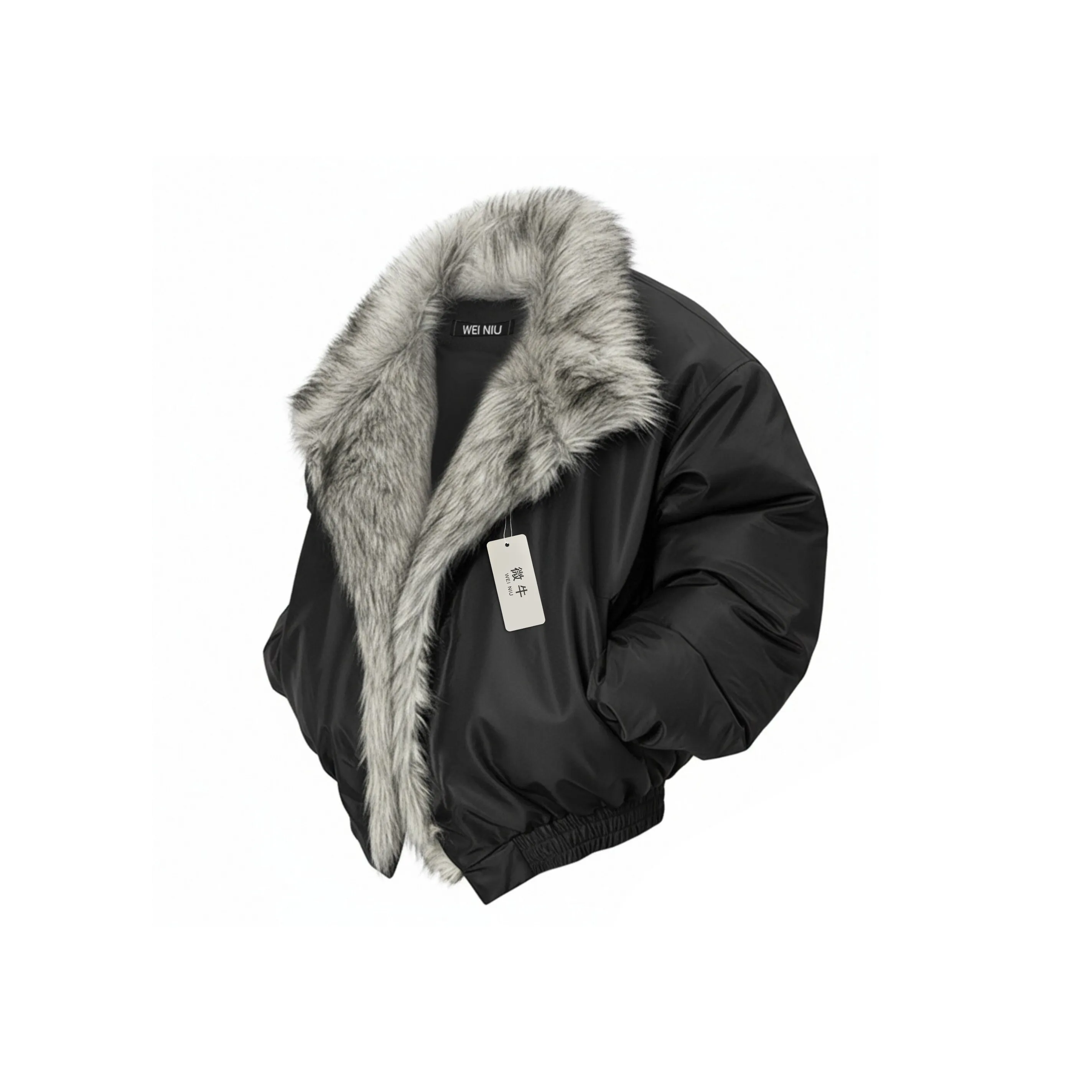 WEINIU Черный Унисекс Пуховики