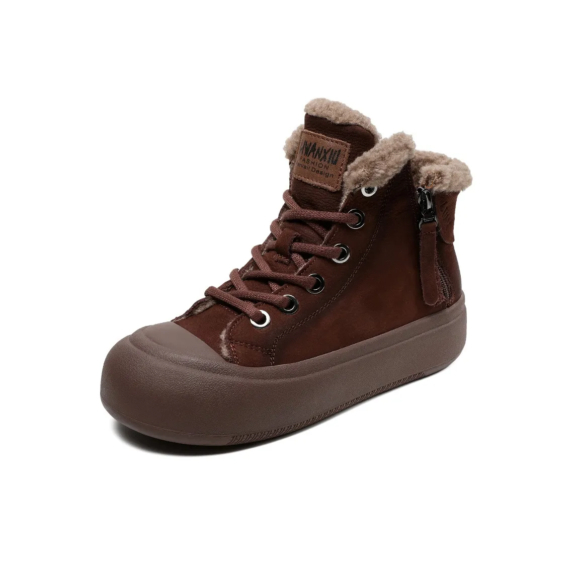 SENJIALUO Термический Износостойкий Противоскользящий 9 см Снежные ботинки Женские