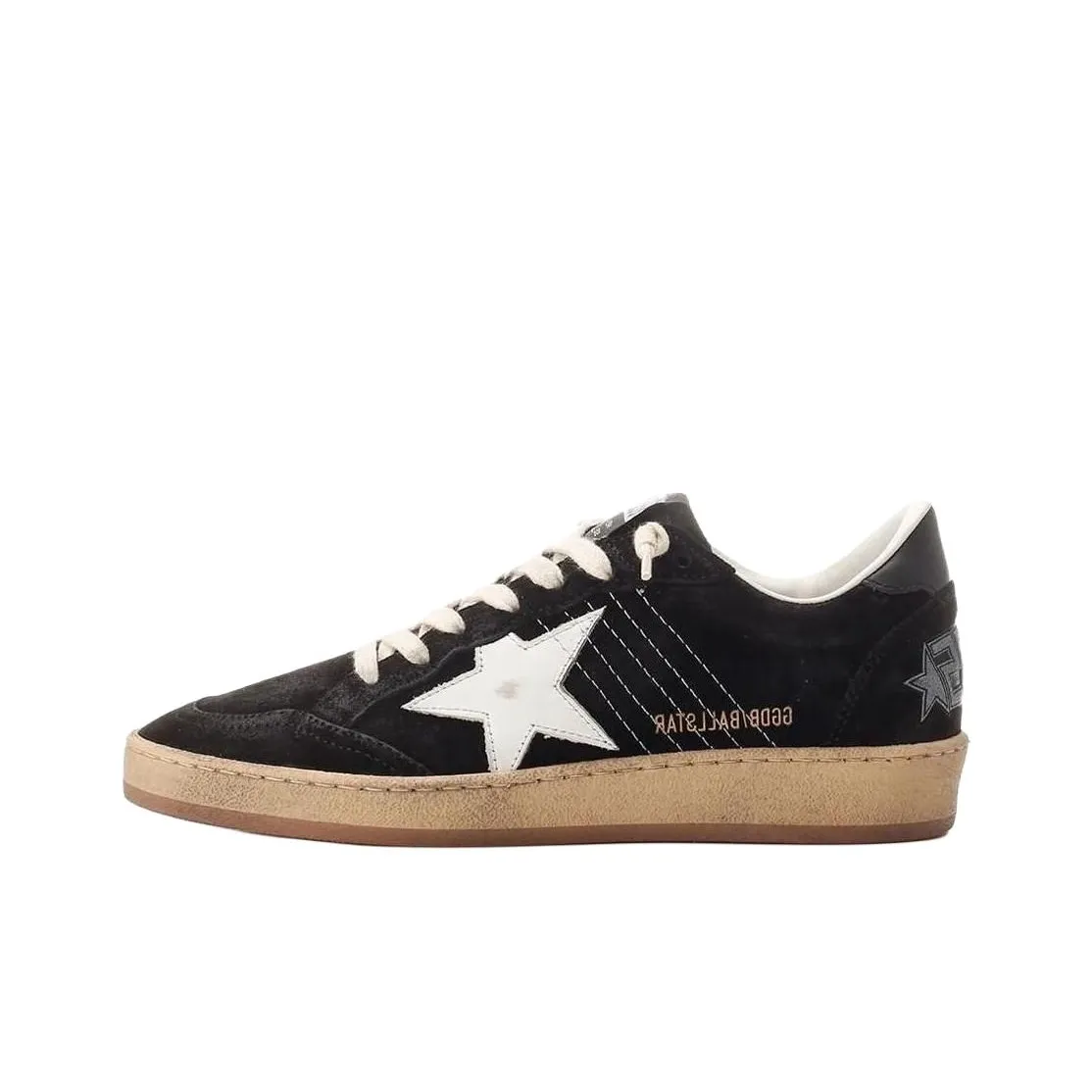 Golden Goose Ball Star Skateboard Shoes Women's Low Top Black