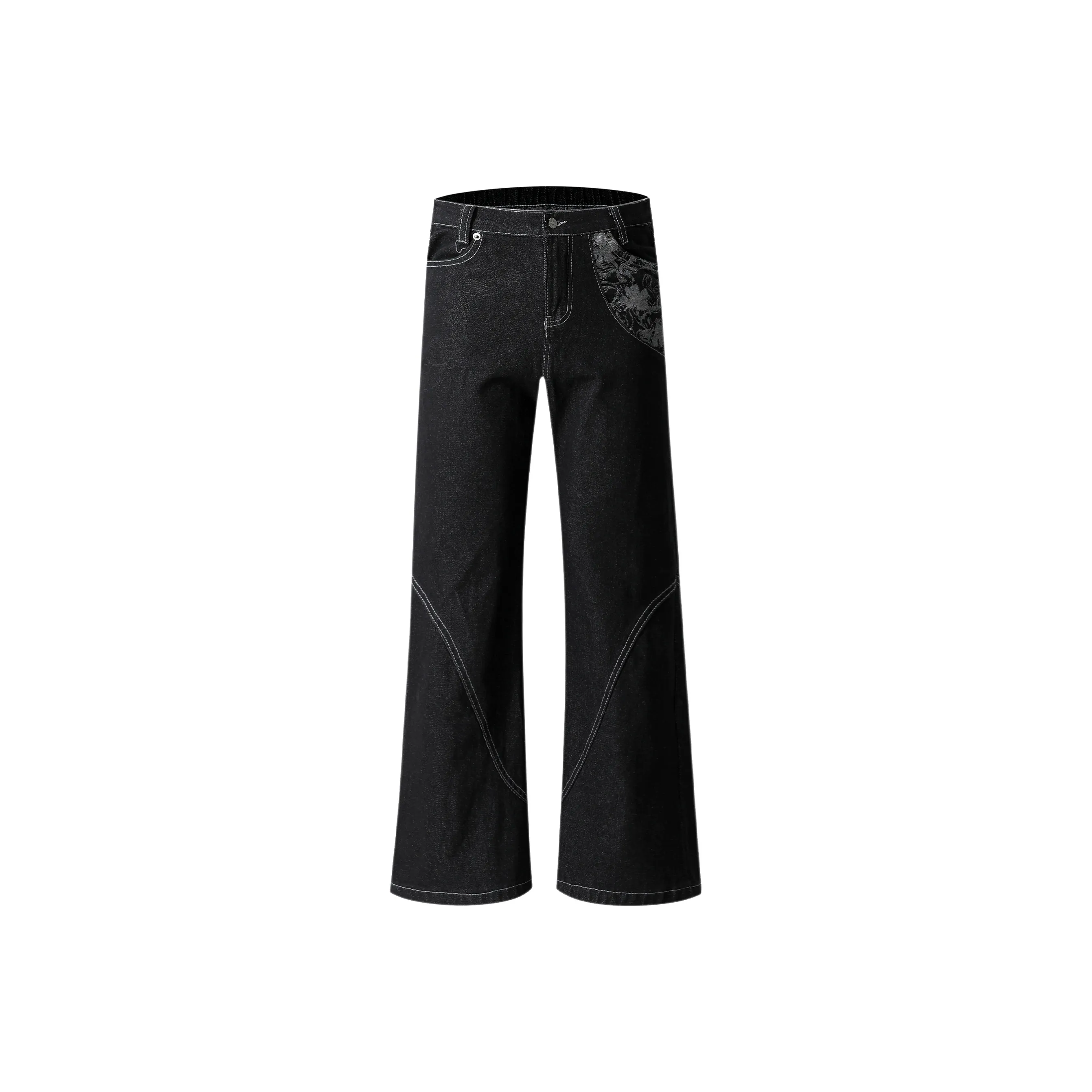 ROBINHOOD Черные Унисекс Джинсы