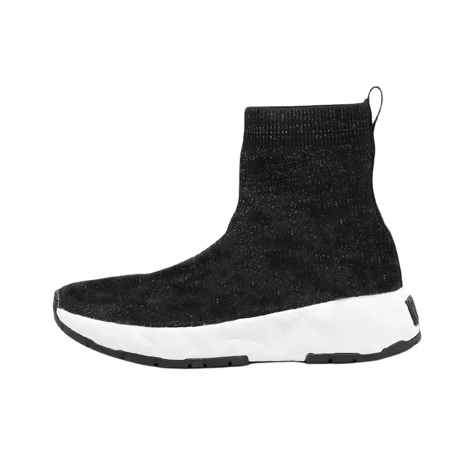 VERSACE JEANS Casual Shoes Women's High-Top Black